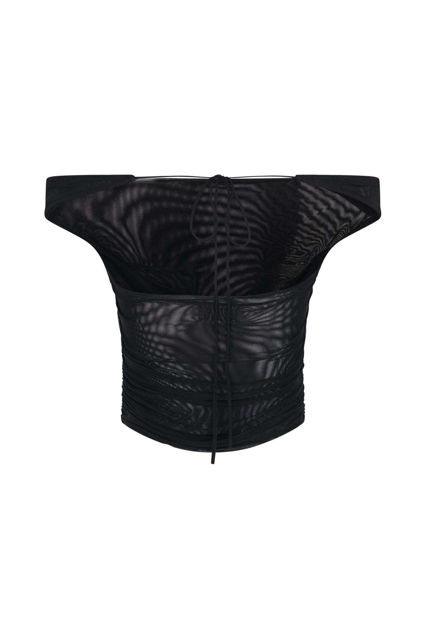 Top court en maille Brooklyn - Noir