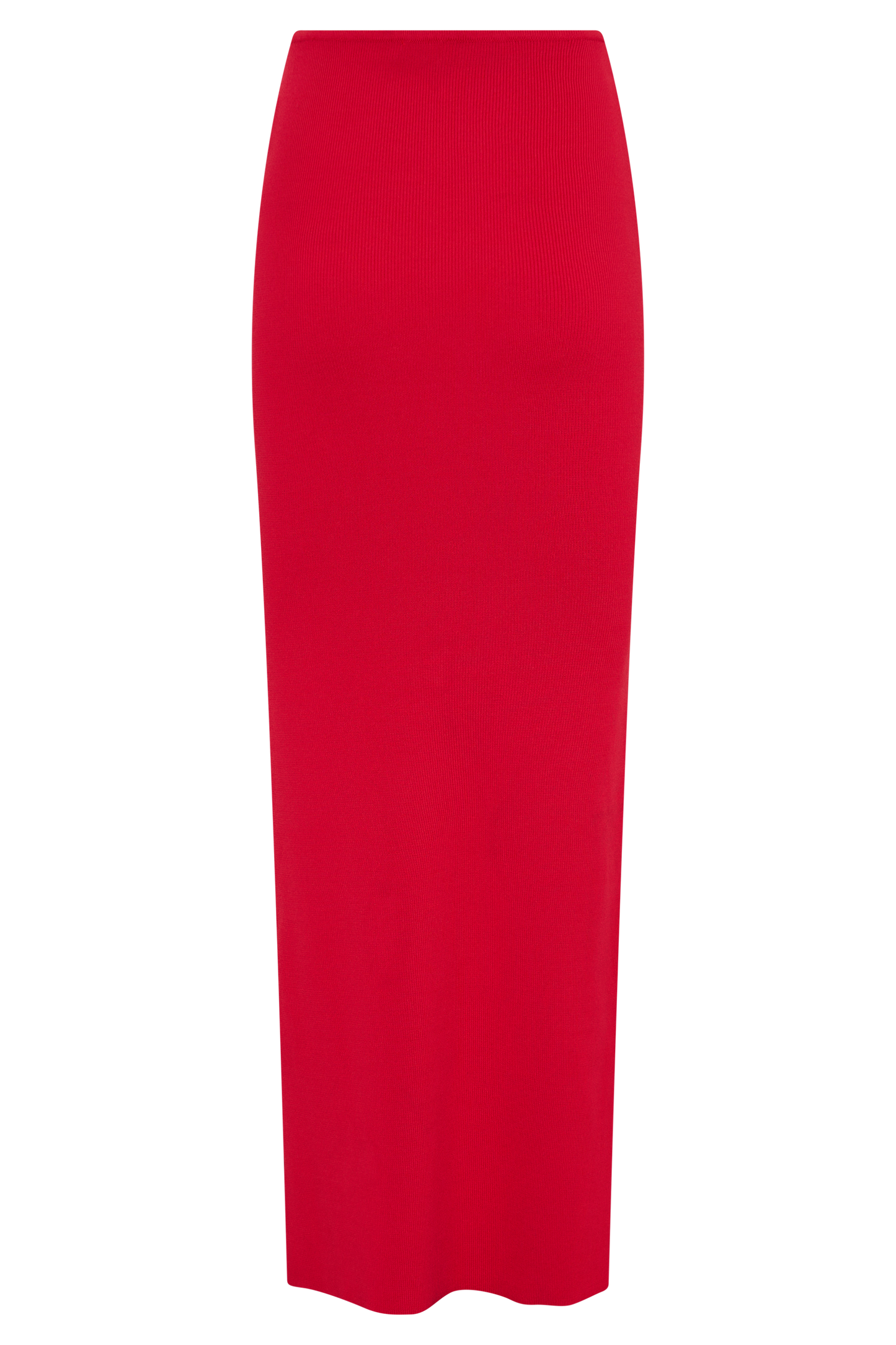 Jupe Maxi Tricot Queue de Poisson Keaton - Rouge