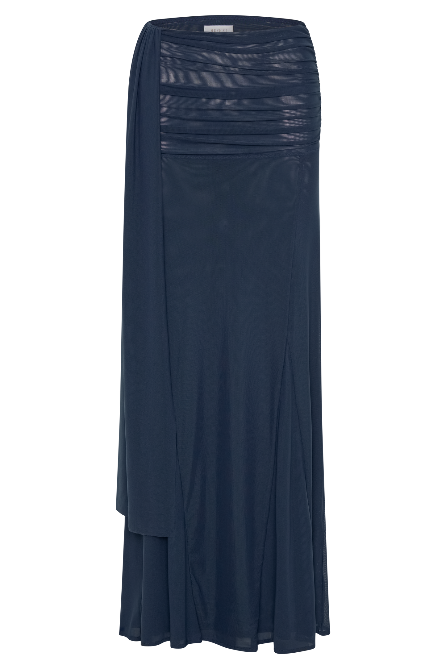 Jupe Maxi en Maille Arna - Bleu Nuit