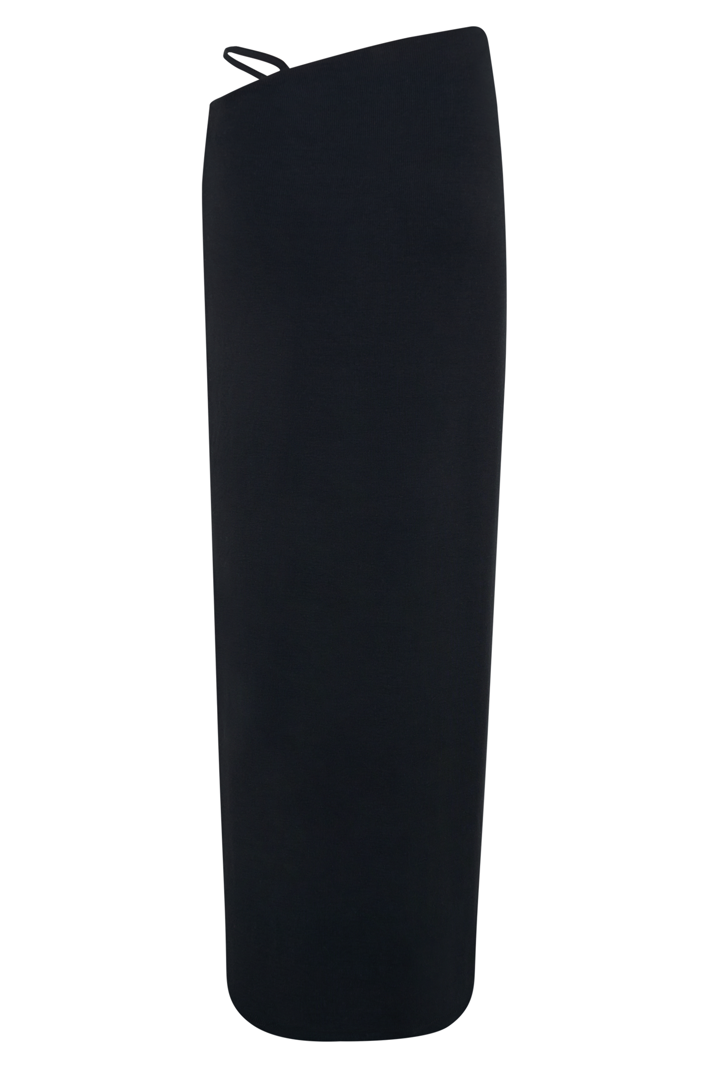 Jupe Maxi Natalia en Modal avec Boucle - Noir