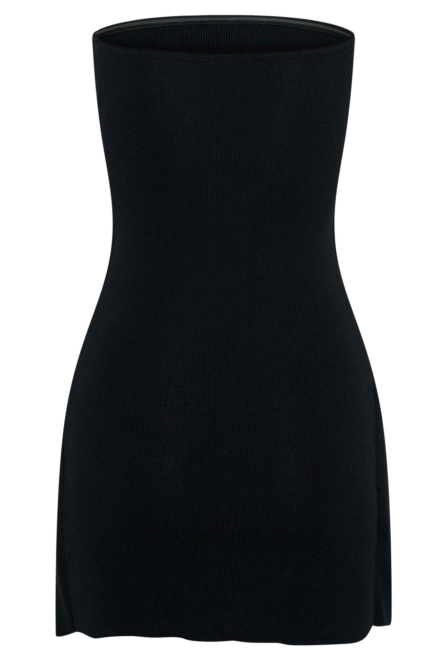 Rian Mini-robe en tricot sans bretelles - Noir
