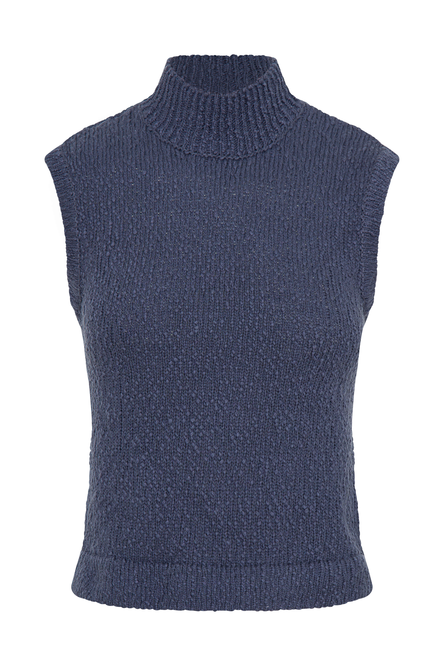 Top en tricot sans manches Azalea - Gris acier