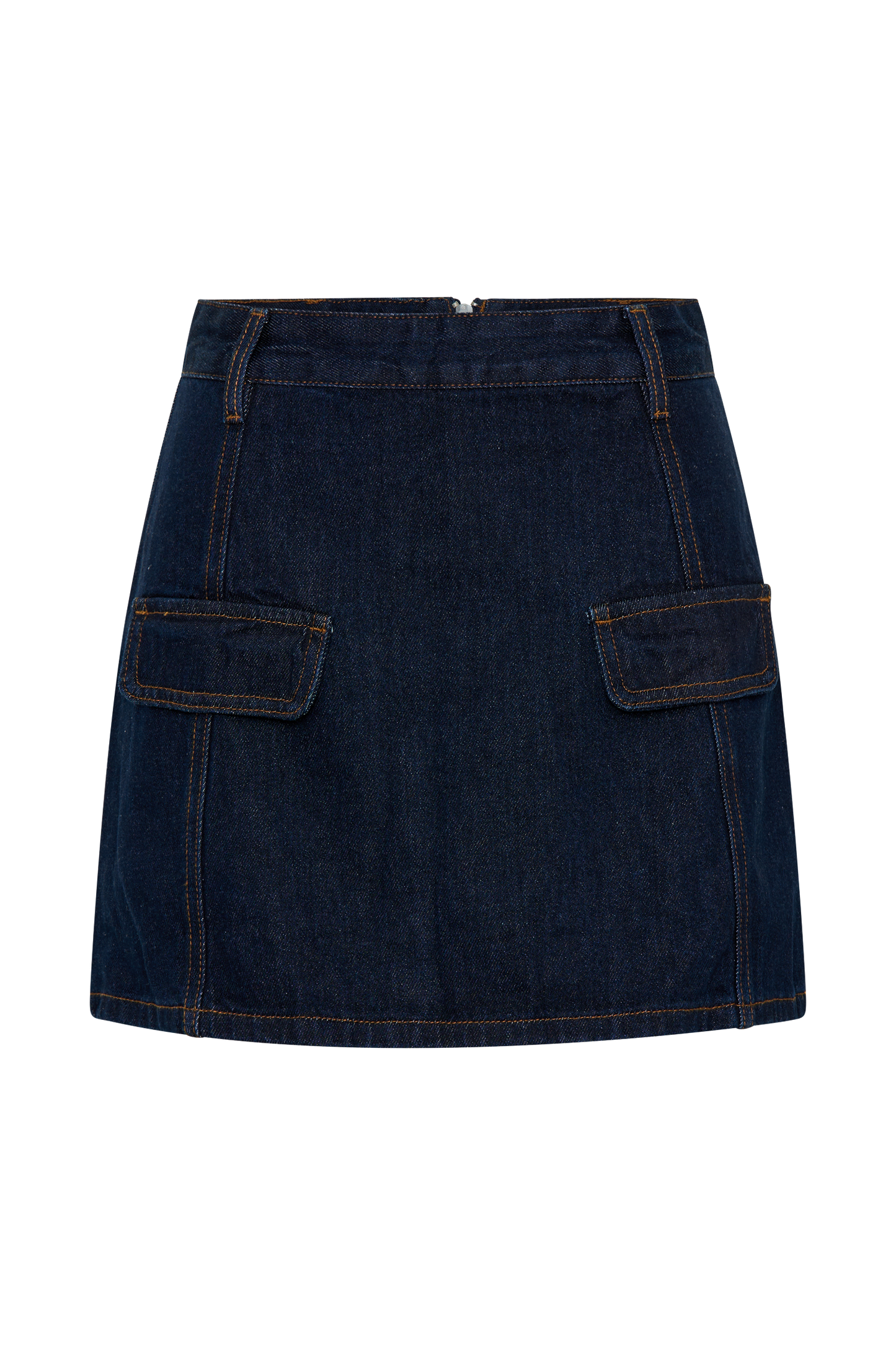 Rosalyn Mini Jupette en Jean - Bleu Indigo