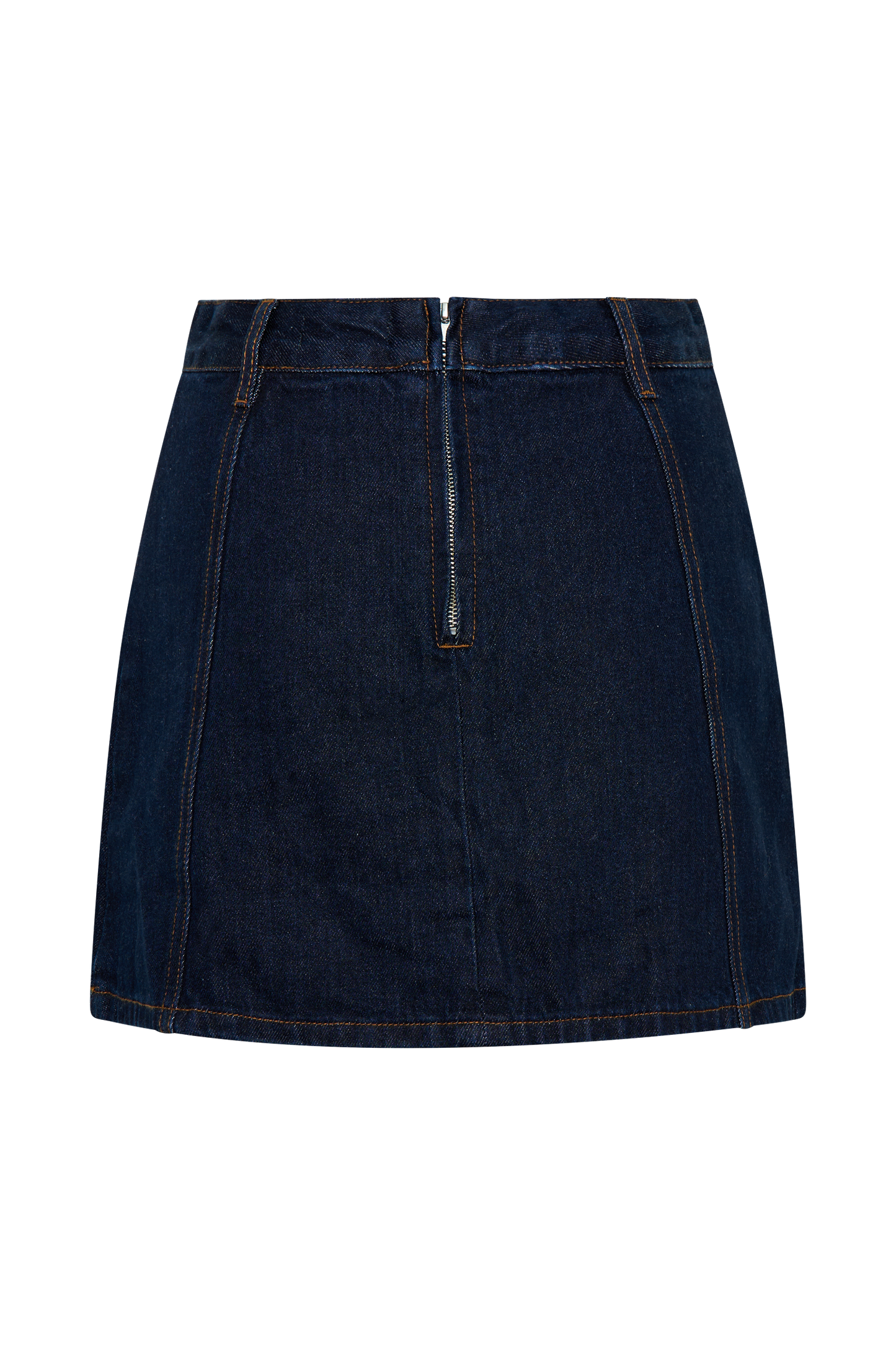 Rosalyn Mini Jupette en Jean - Bleu Indigo