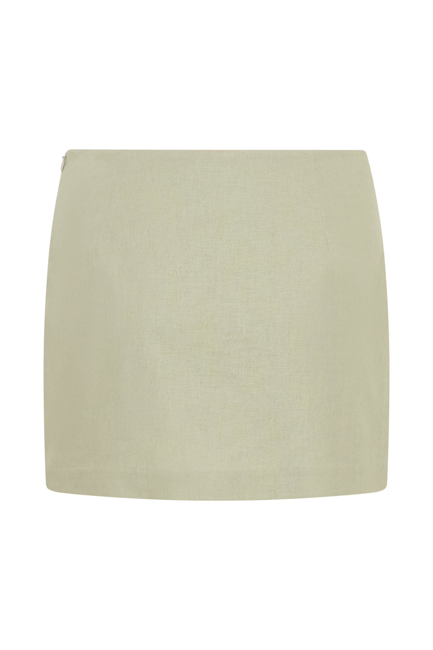 Ciara Mini-short en lin - Basil