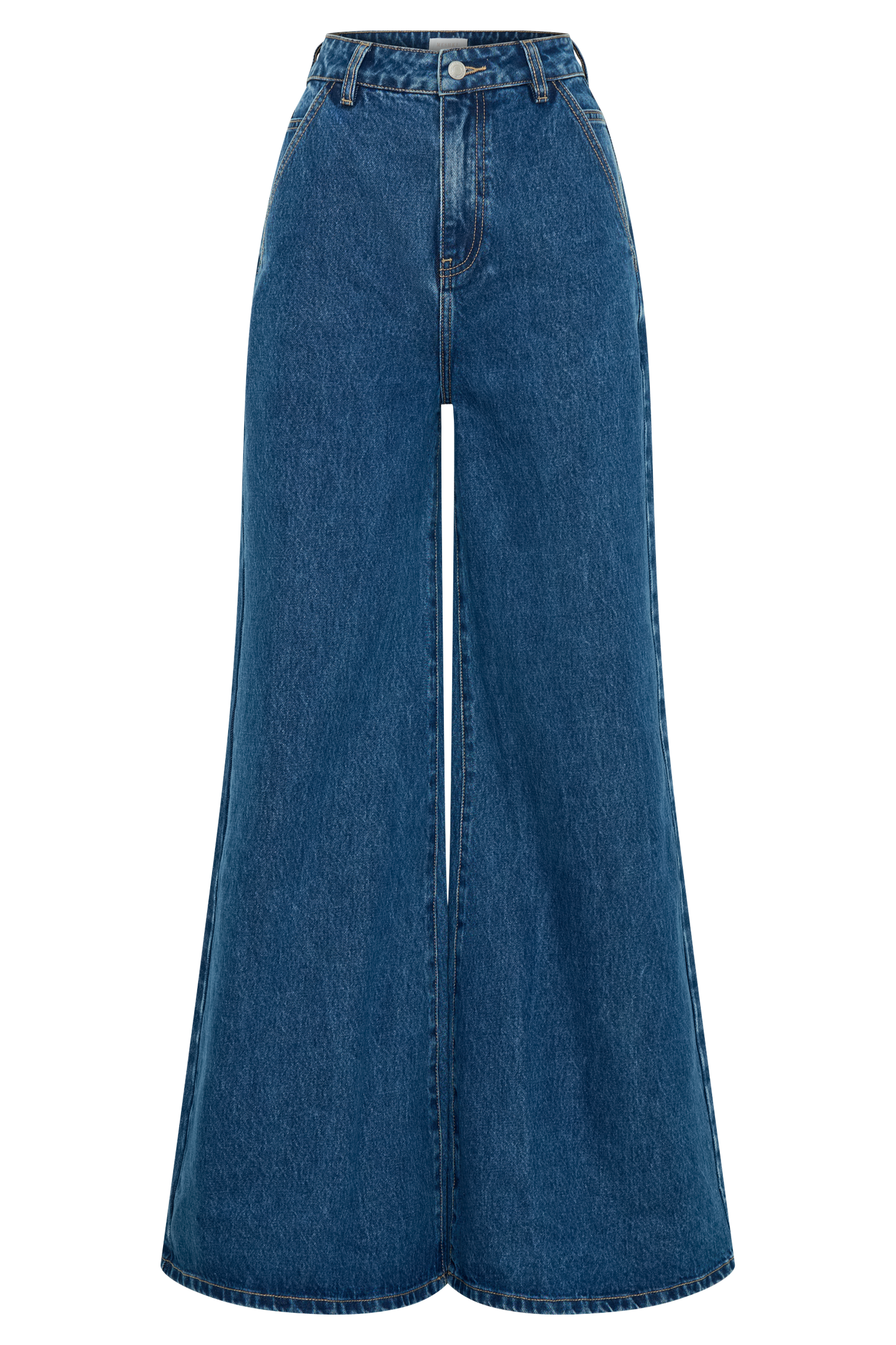 Jean flare à large jambe Jen - Bleu foncé