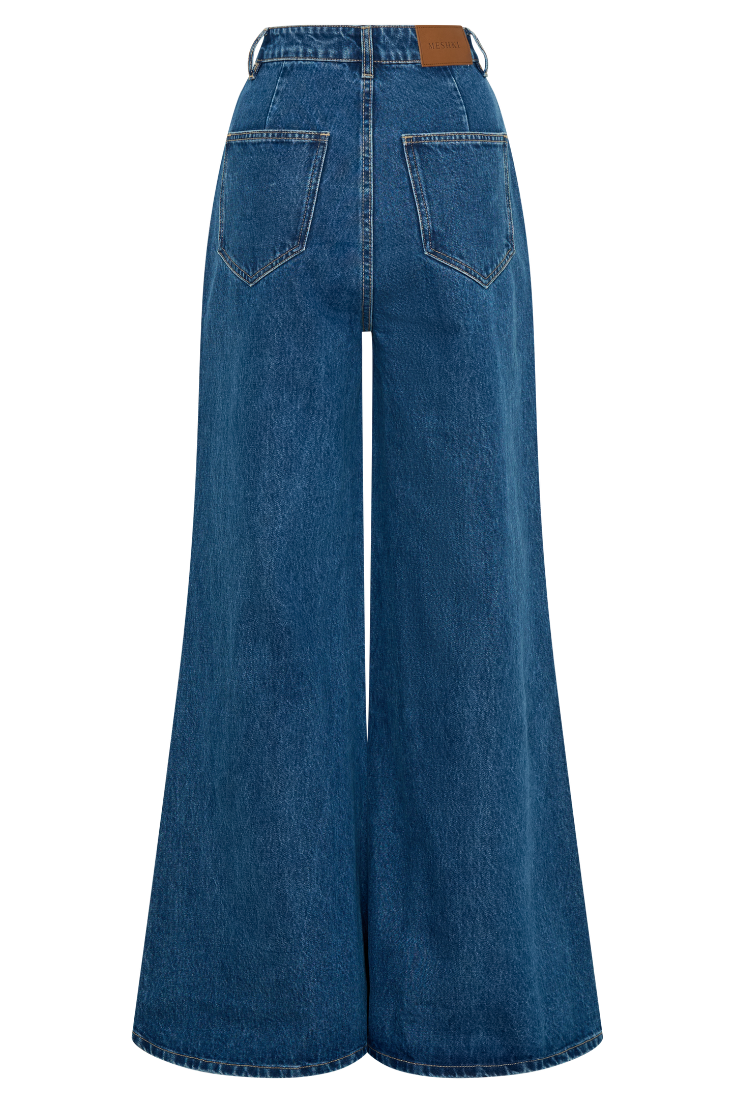 Jean flare à large jambe Jen - Bleu foncé