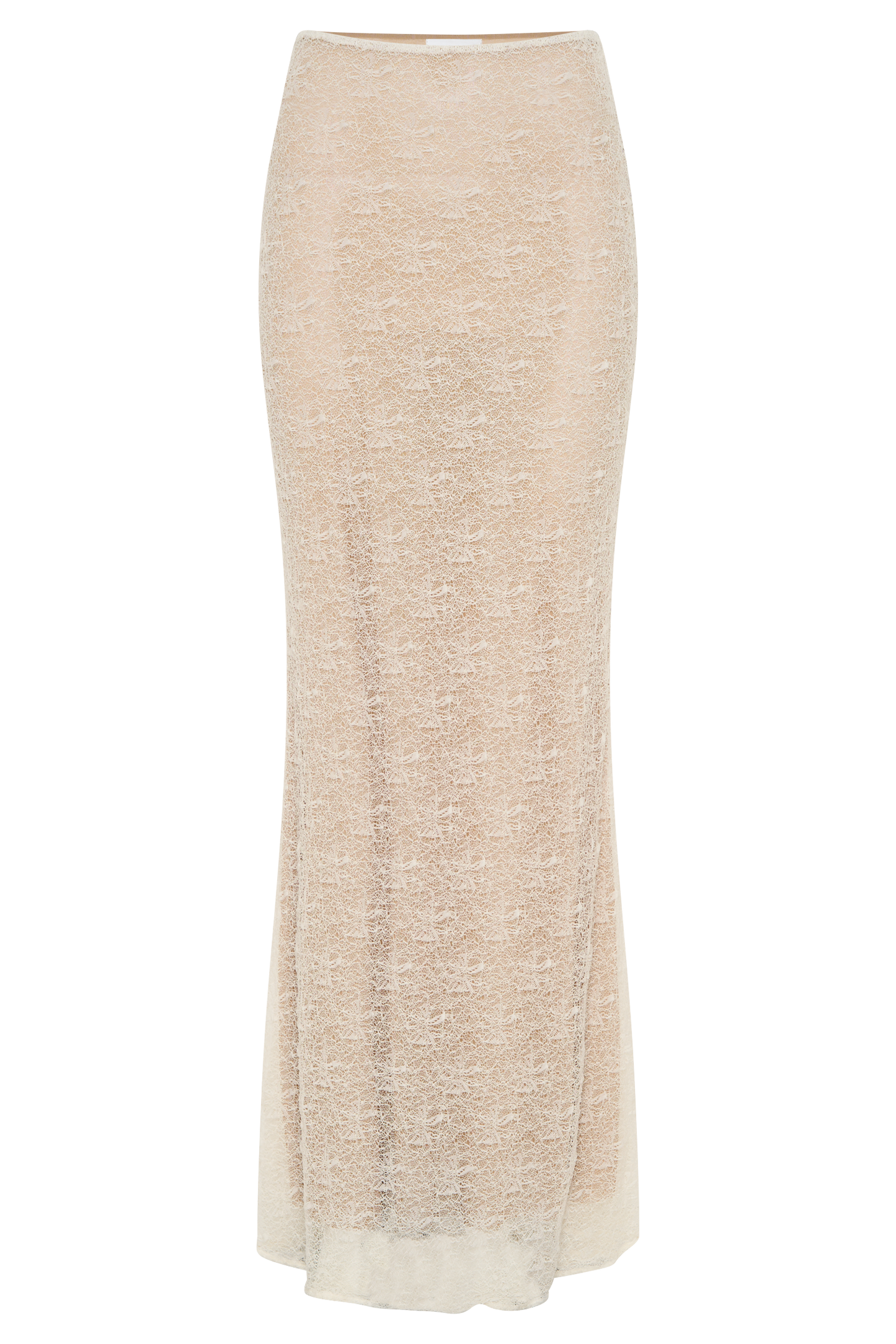 Jupe Maxi en Dentelle Transparent Robyn - Ivoire
