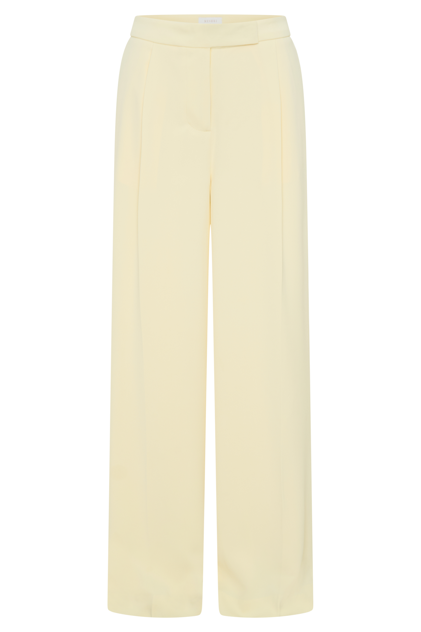 Pantalon large Faith Suiting - Crème citron