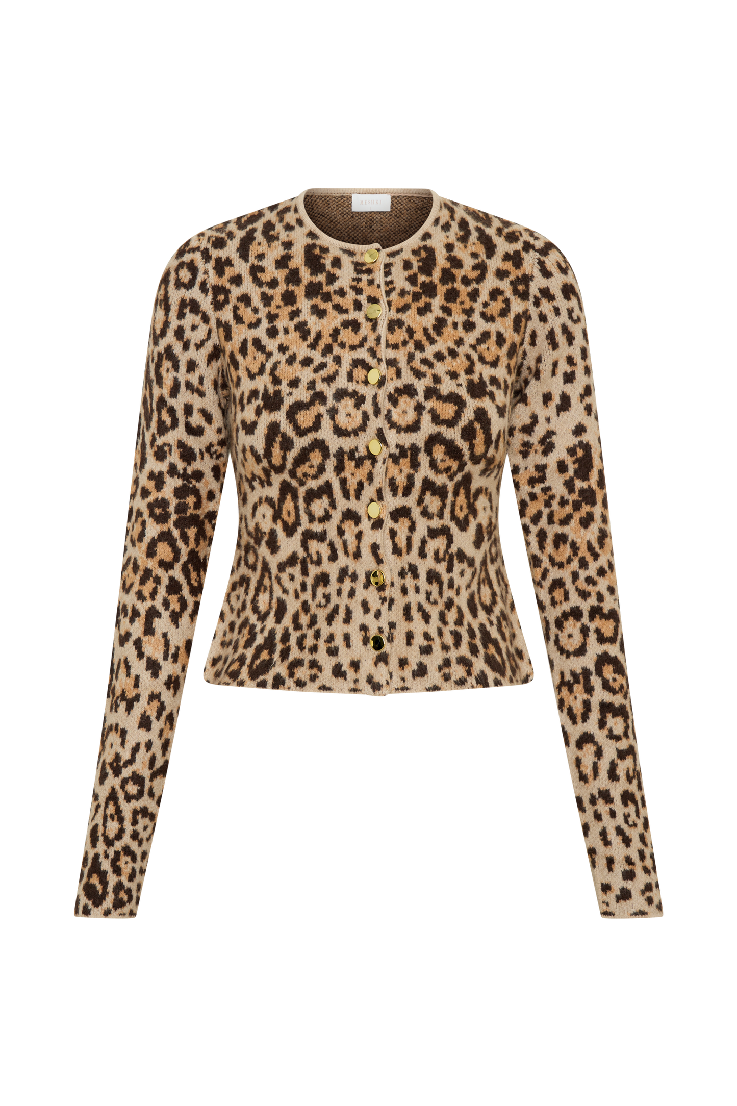 Cardigan en tricot Marissa - Motif léopard