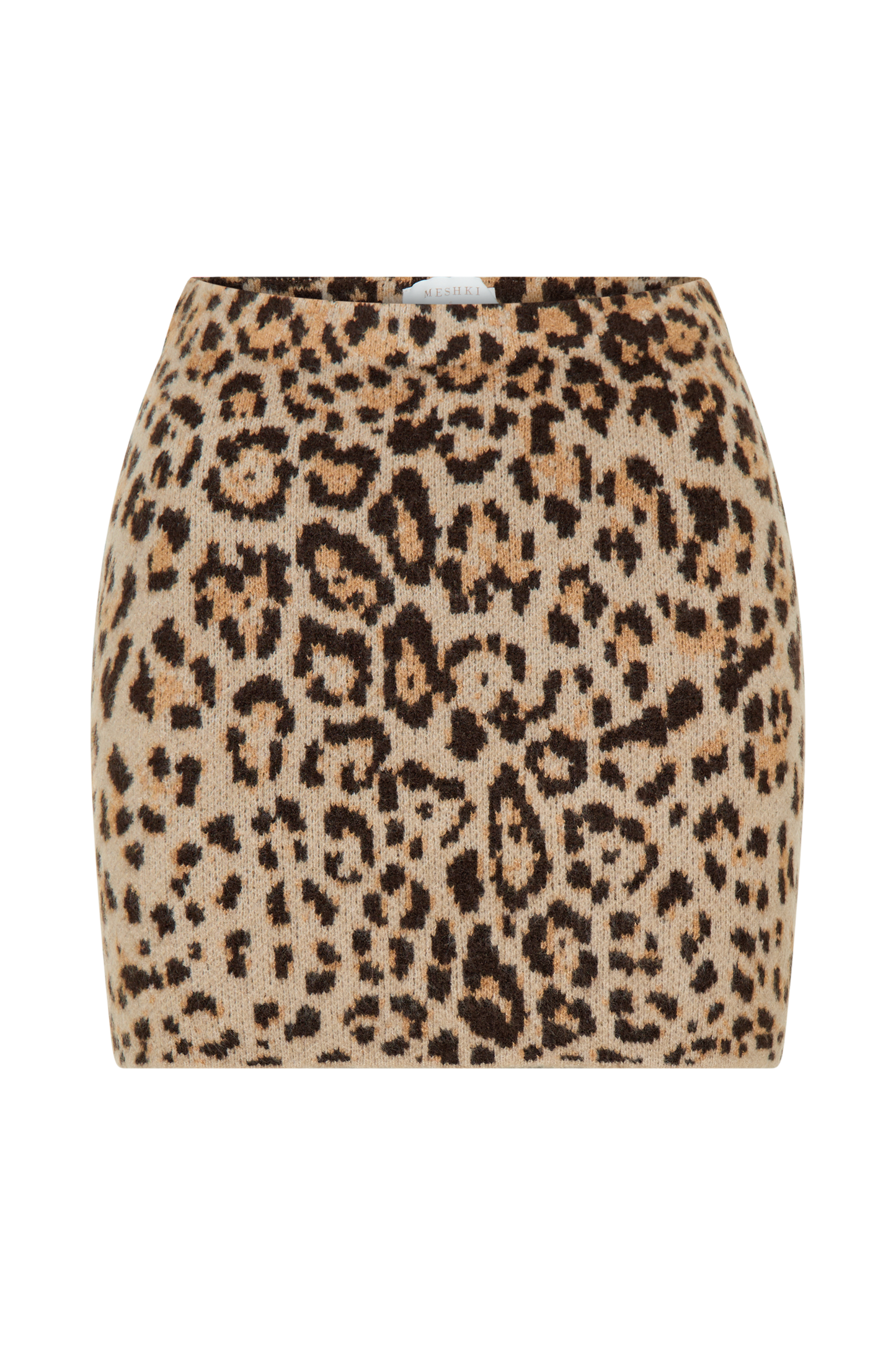 Jupe mini en tricot Marissa - Imprimé léopard