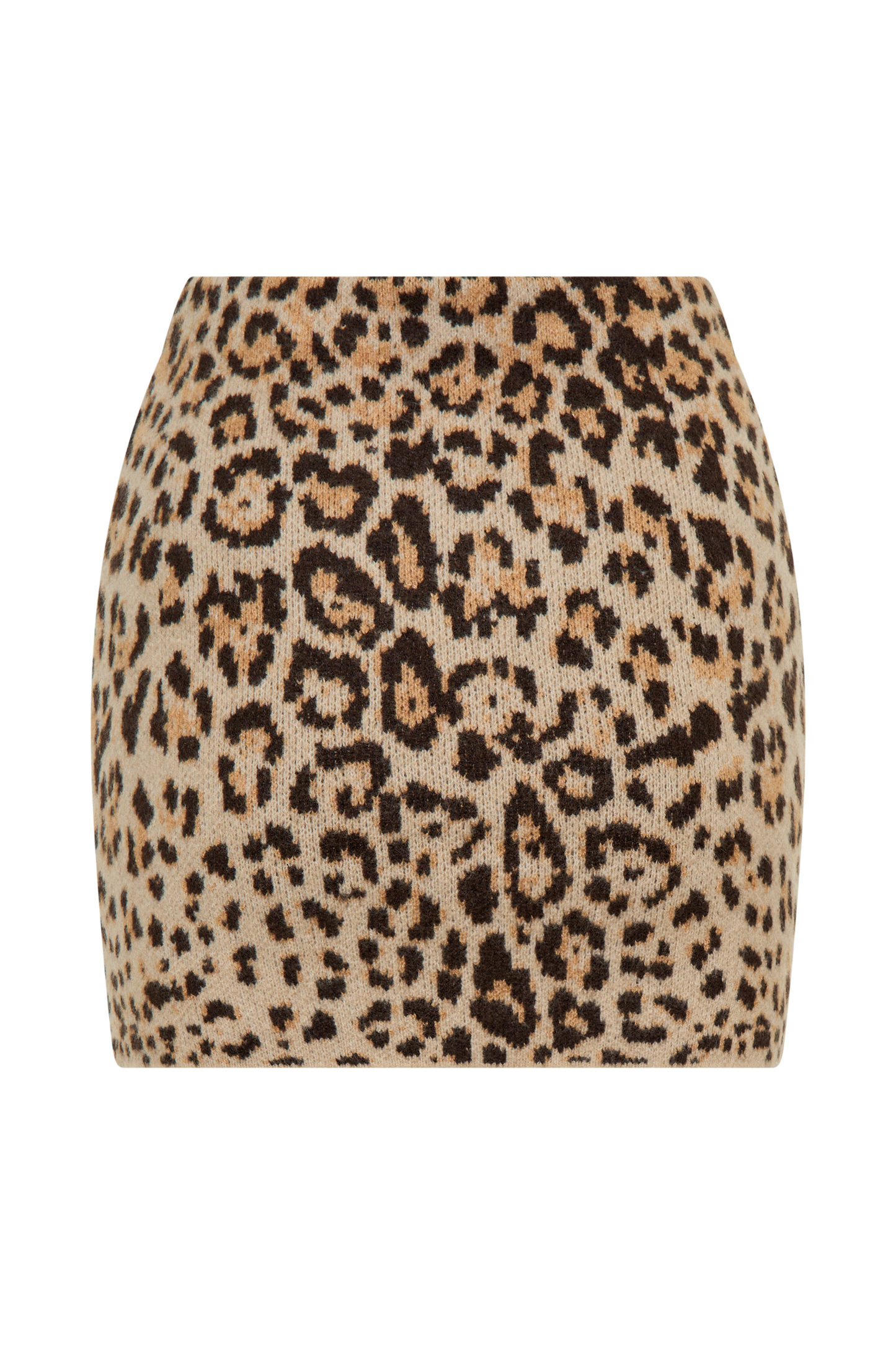 Jupe mini en tricot Marissa - Imprimé léopard