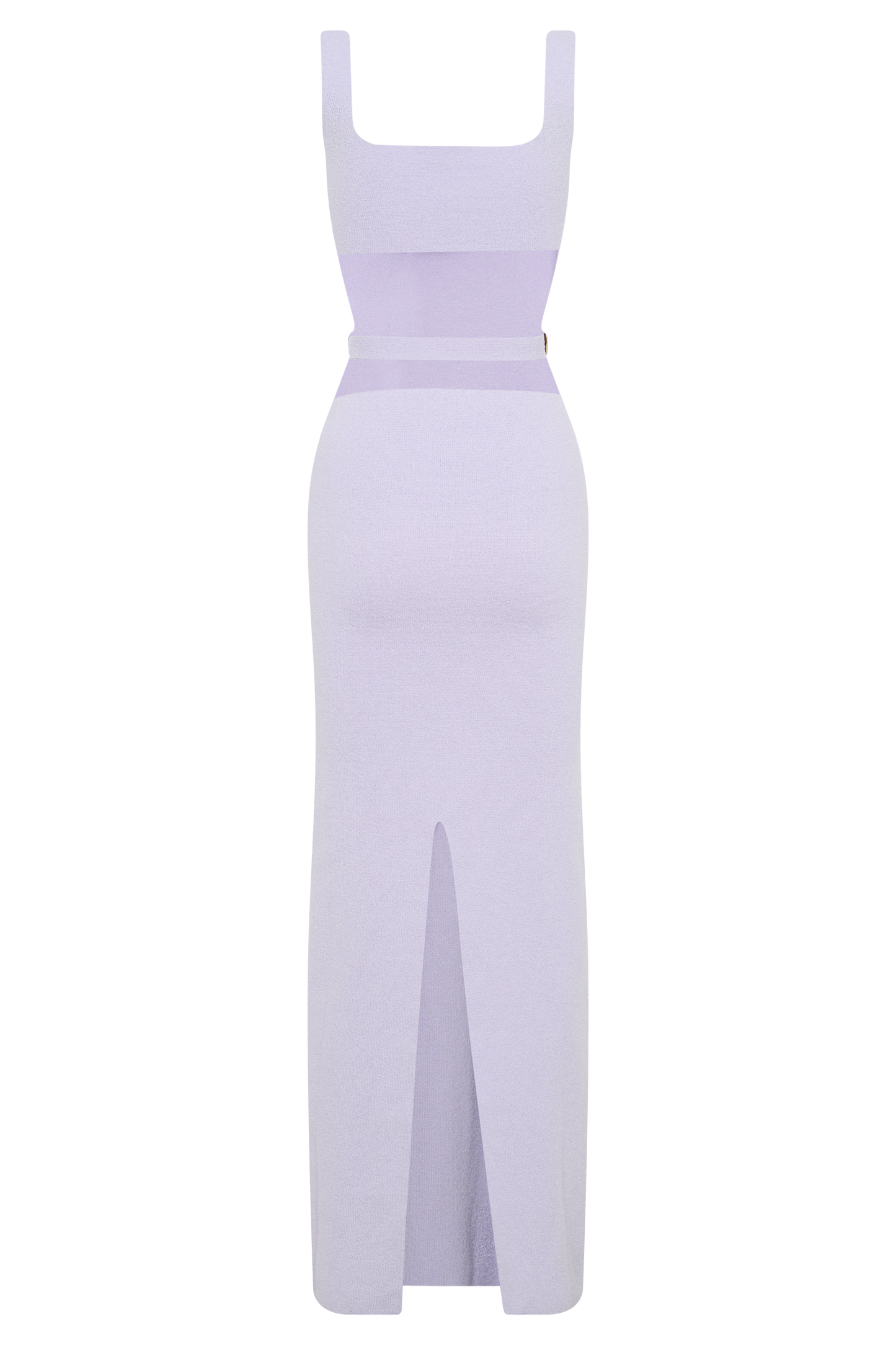 Robe Maxi Tricotée à Découpes Alysanne - Lilas
