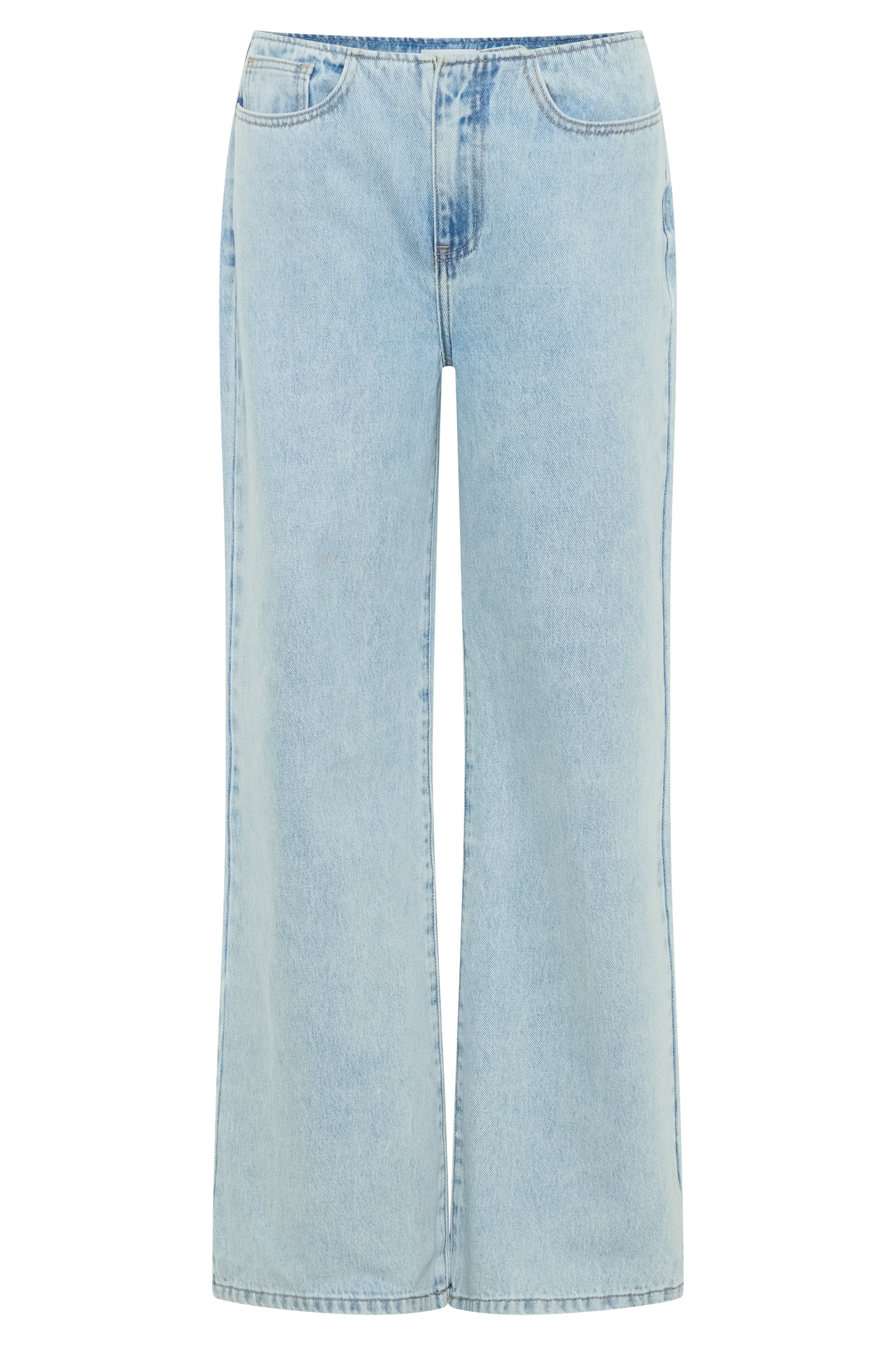 Jeans en jean taille mi-hauteur Caitlin - Bleu clair