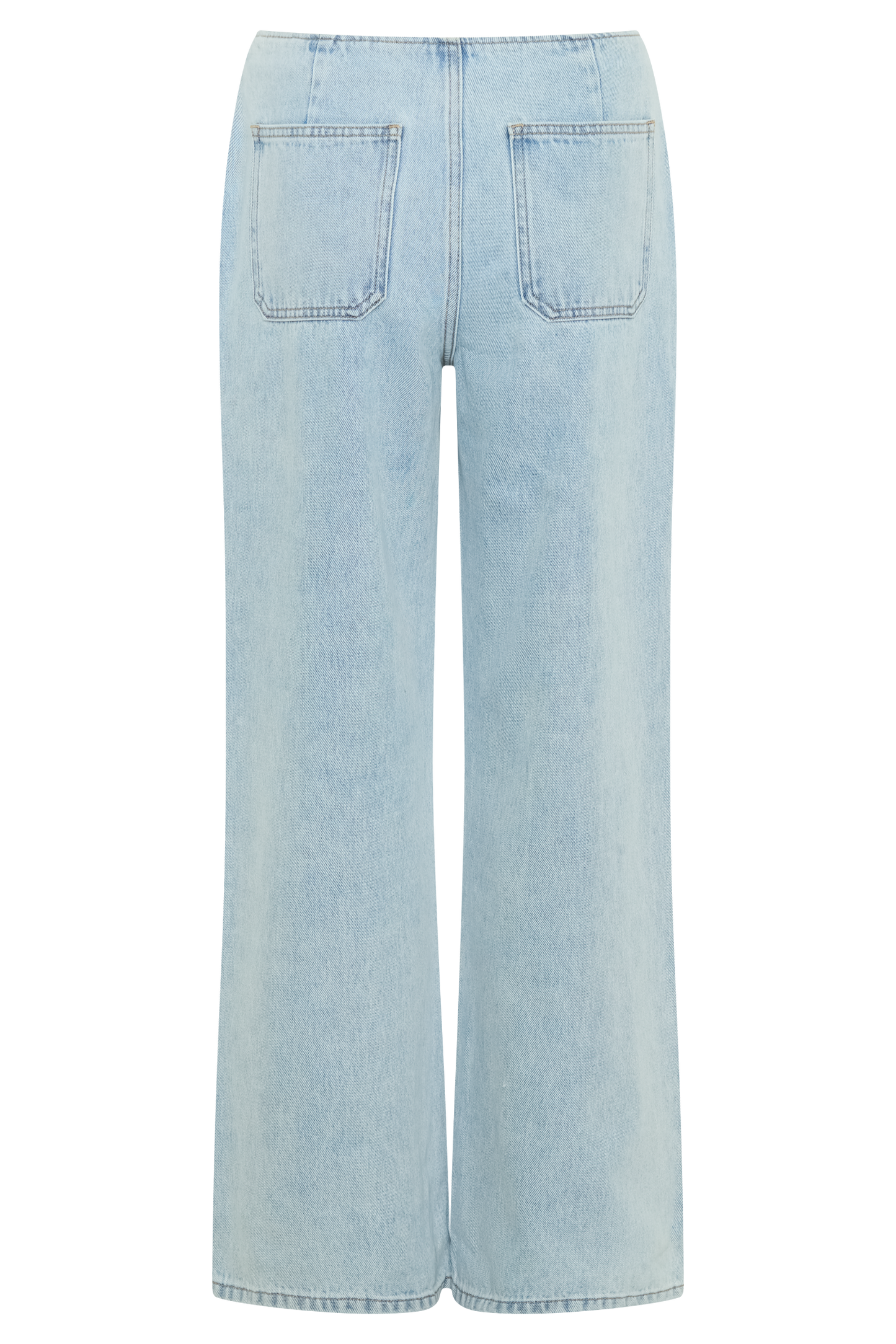 Jeans en jean taille mi-hauteur Caitlin - Bleu clair