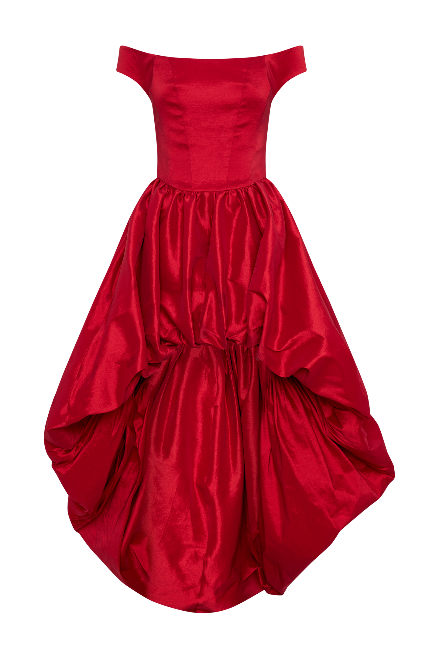 Robe Maxi Bulle Amelia - Rouge Rubis