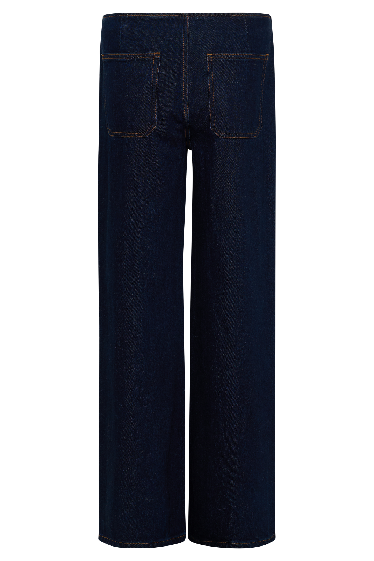 Jeans en jean taille mi-hauteur Caitlin - Bleu indigo