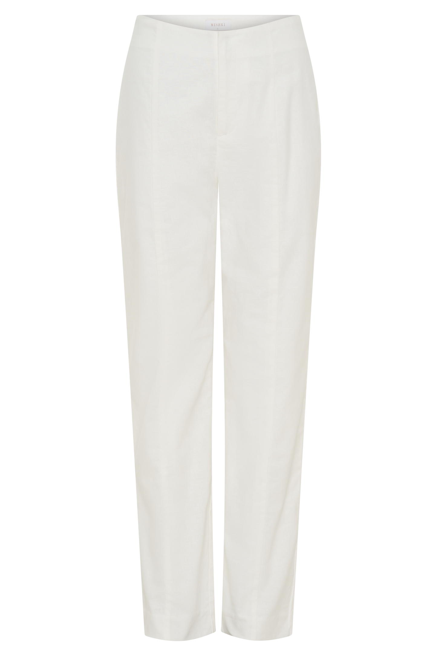 Pantalon droit en lin Dora - Ivoire