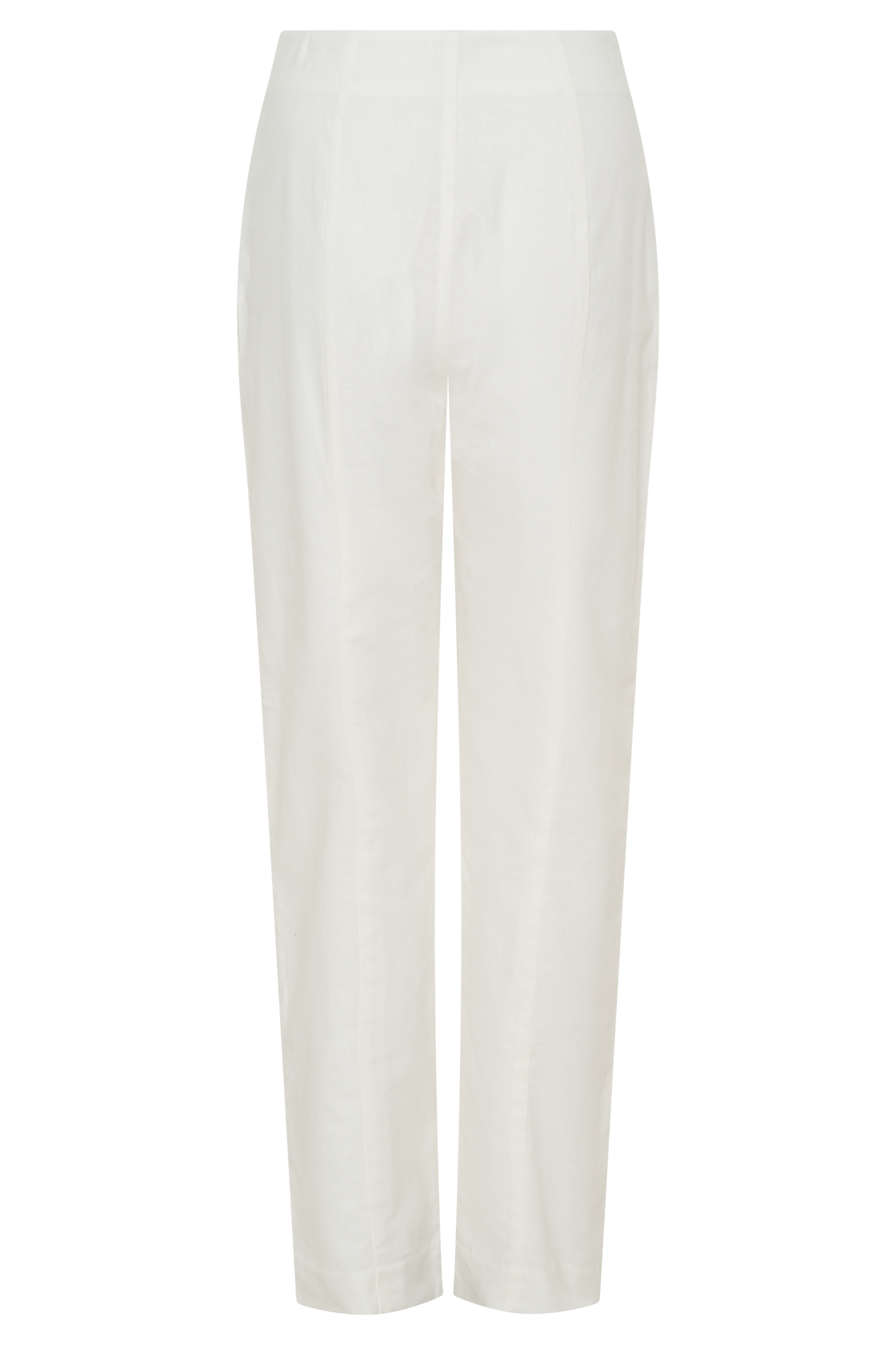 Pantalon droit en lin Dora - Ivoire
