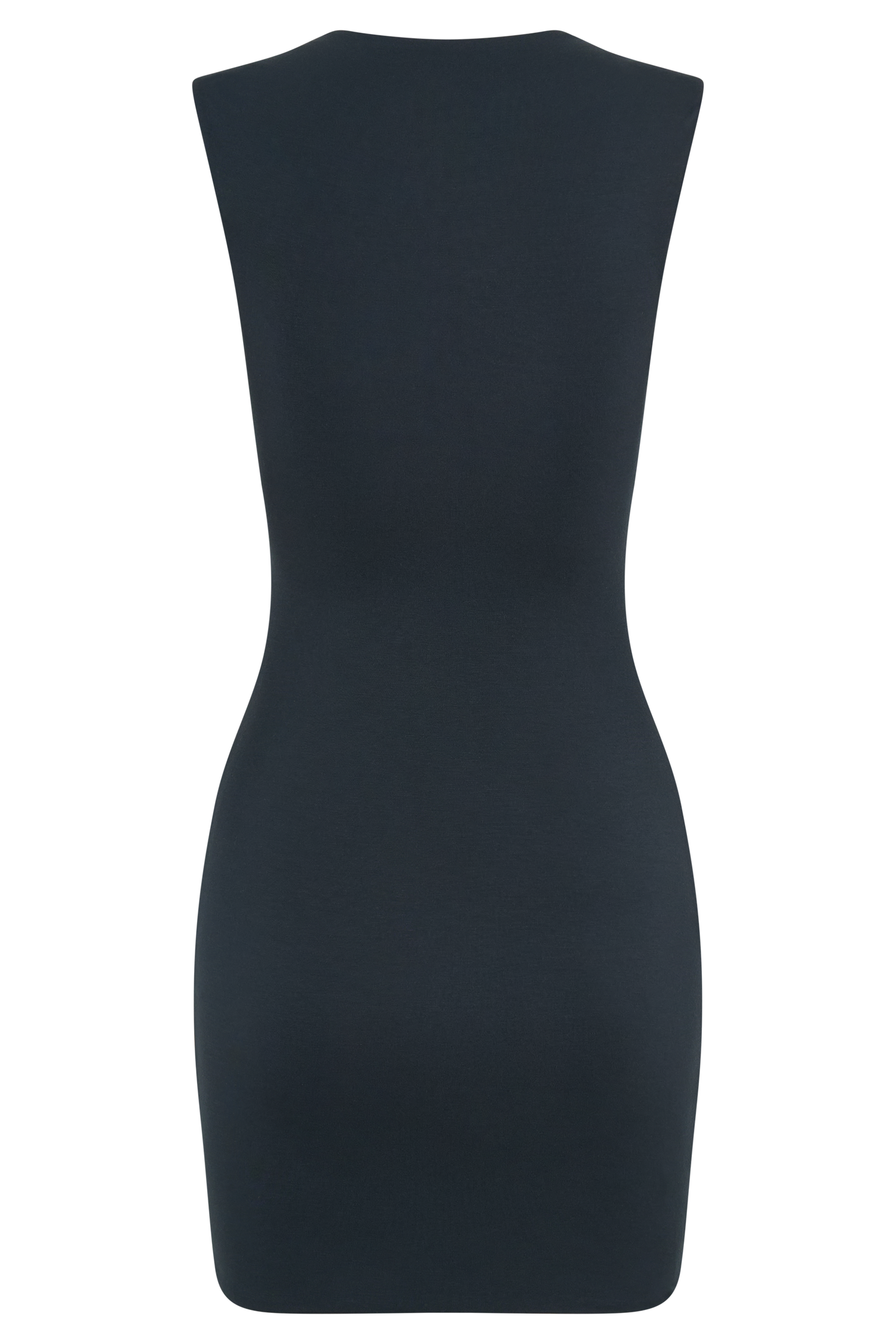 Mini-robe en modal avec garniture en dentelle Tatianna - Noir