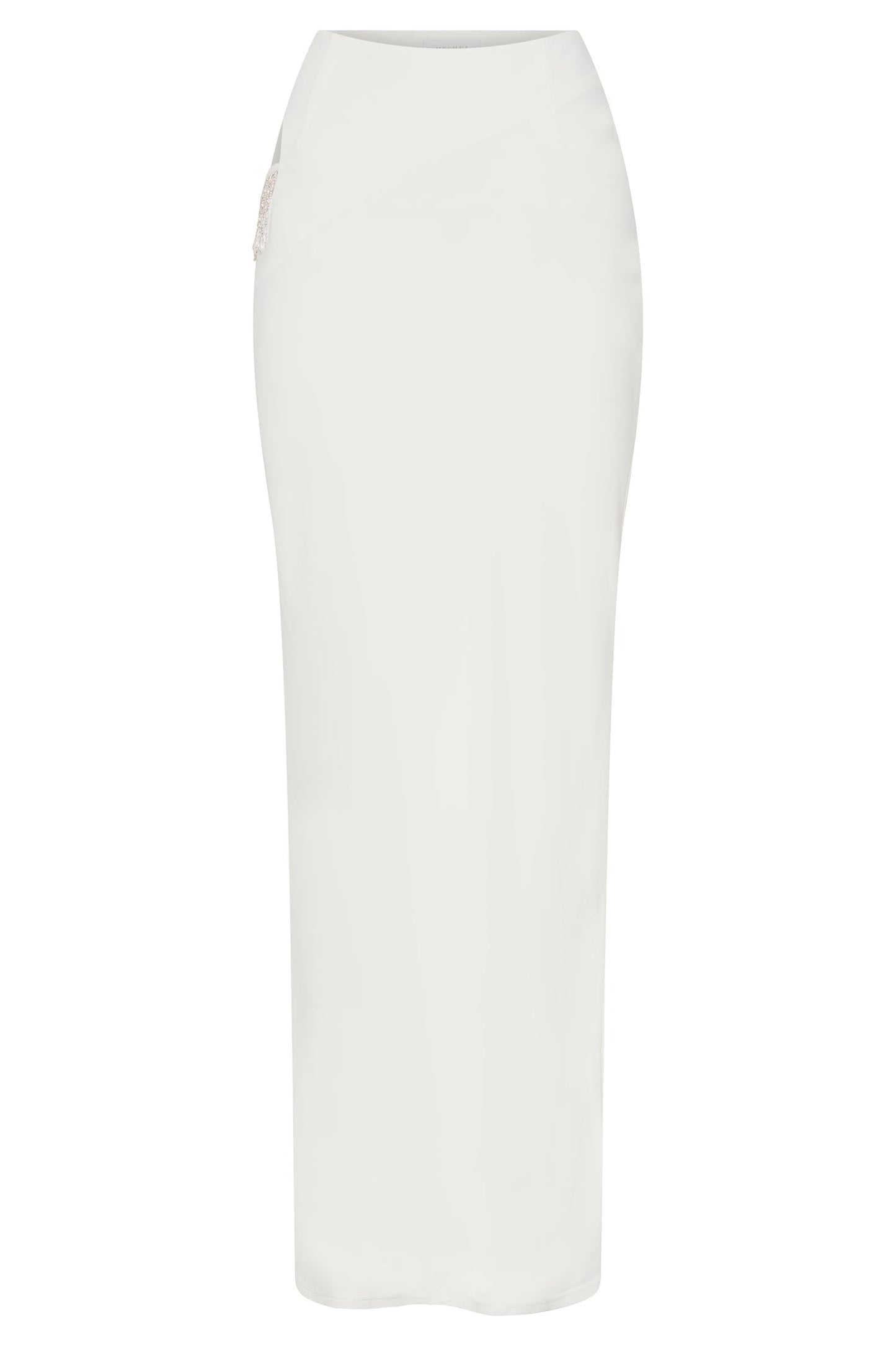 Jupe Maxi Jayleen avec Franges - Blanche