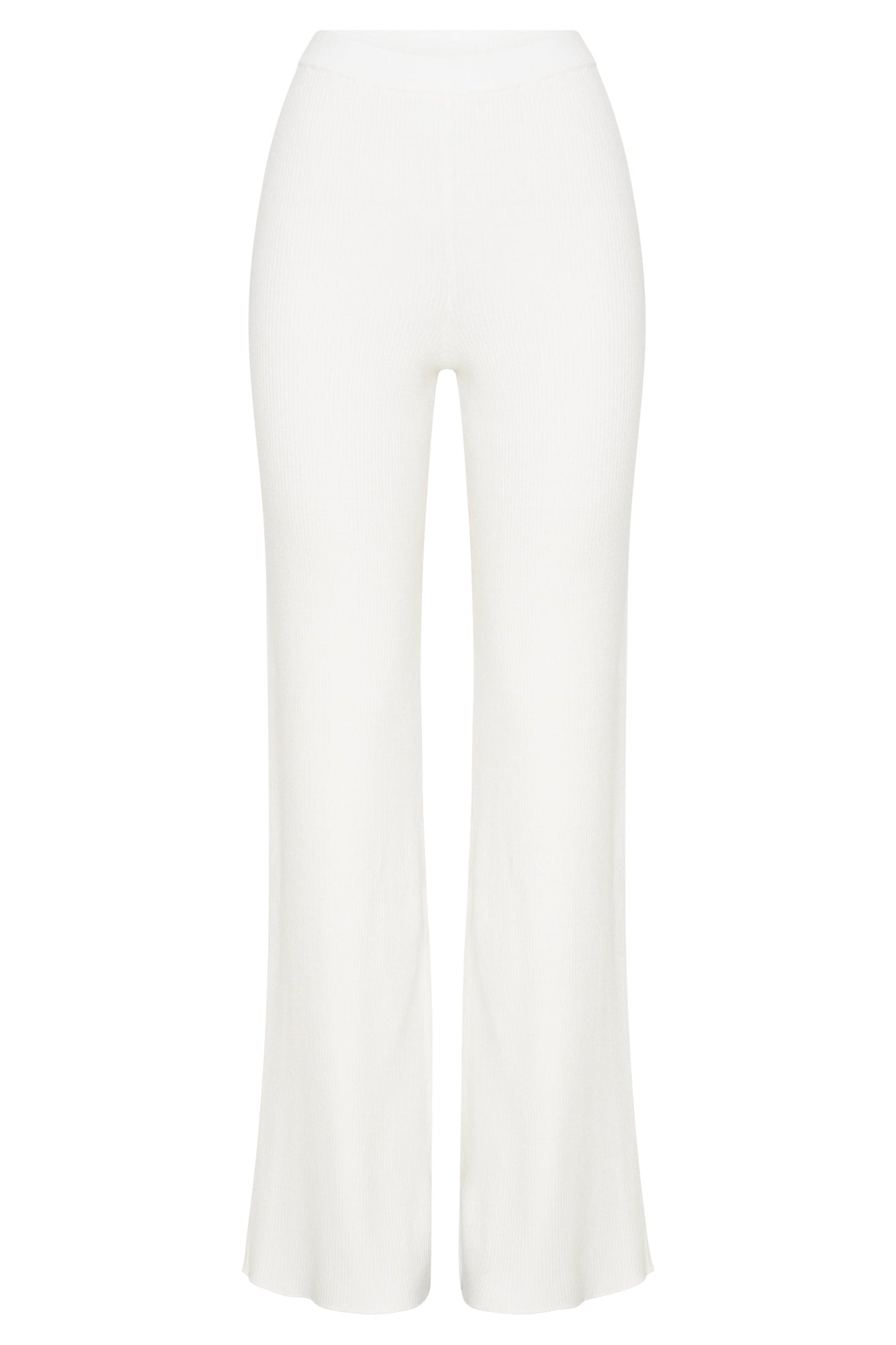 Pantalon en Tricot Jovie - Blanc cassé
