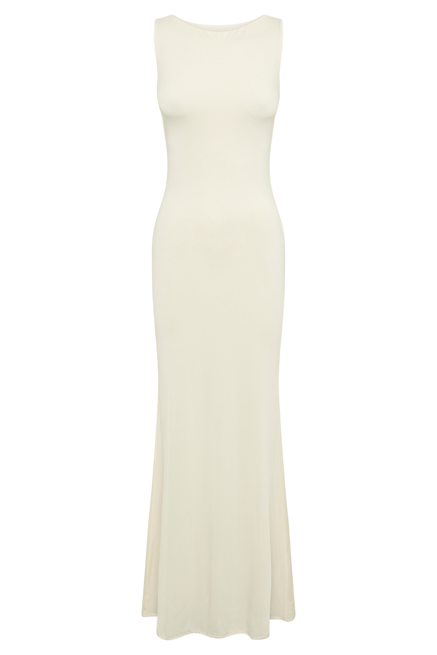 Robe Maxi Élastique Sans Manches Tarna - Blanc Cassé