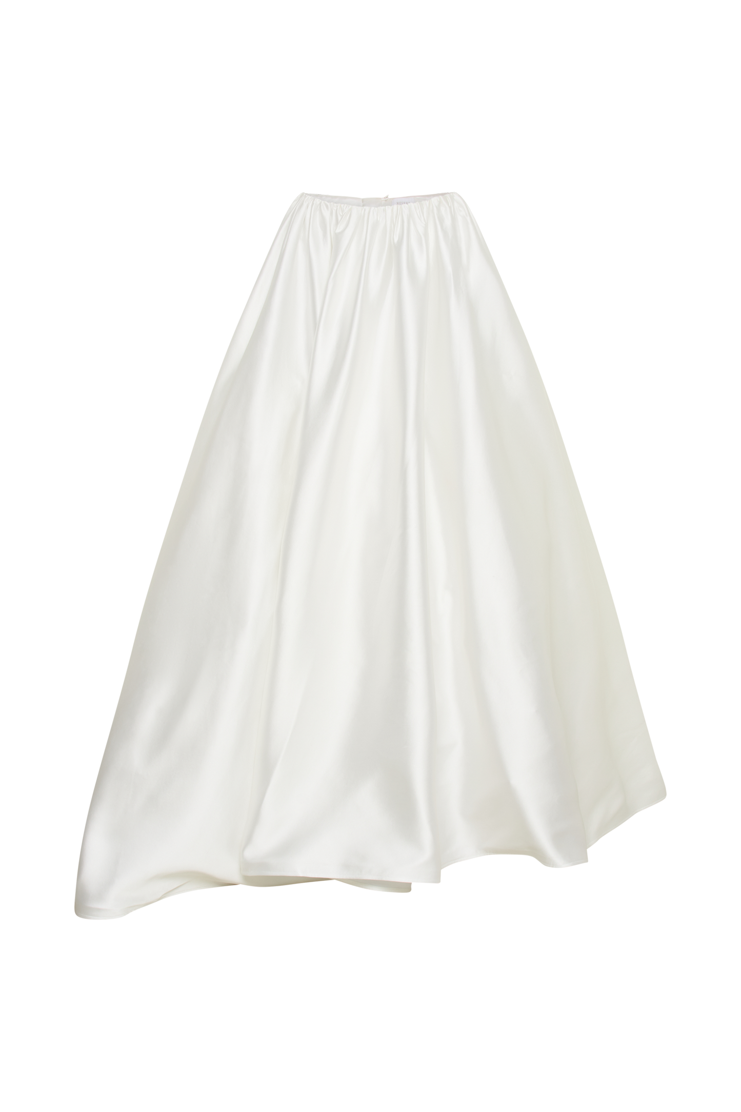 Jupe Maxi Satin Kelsey - Blanche