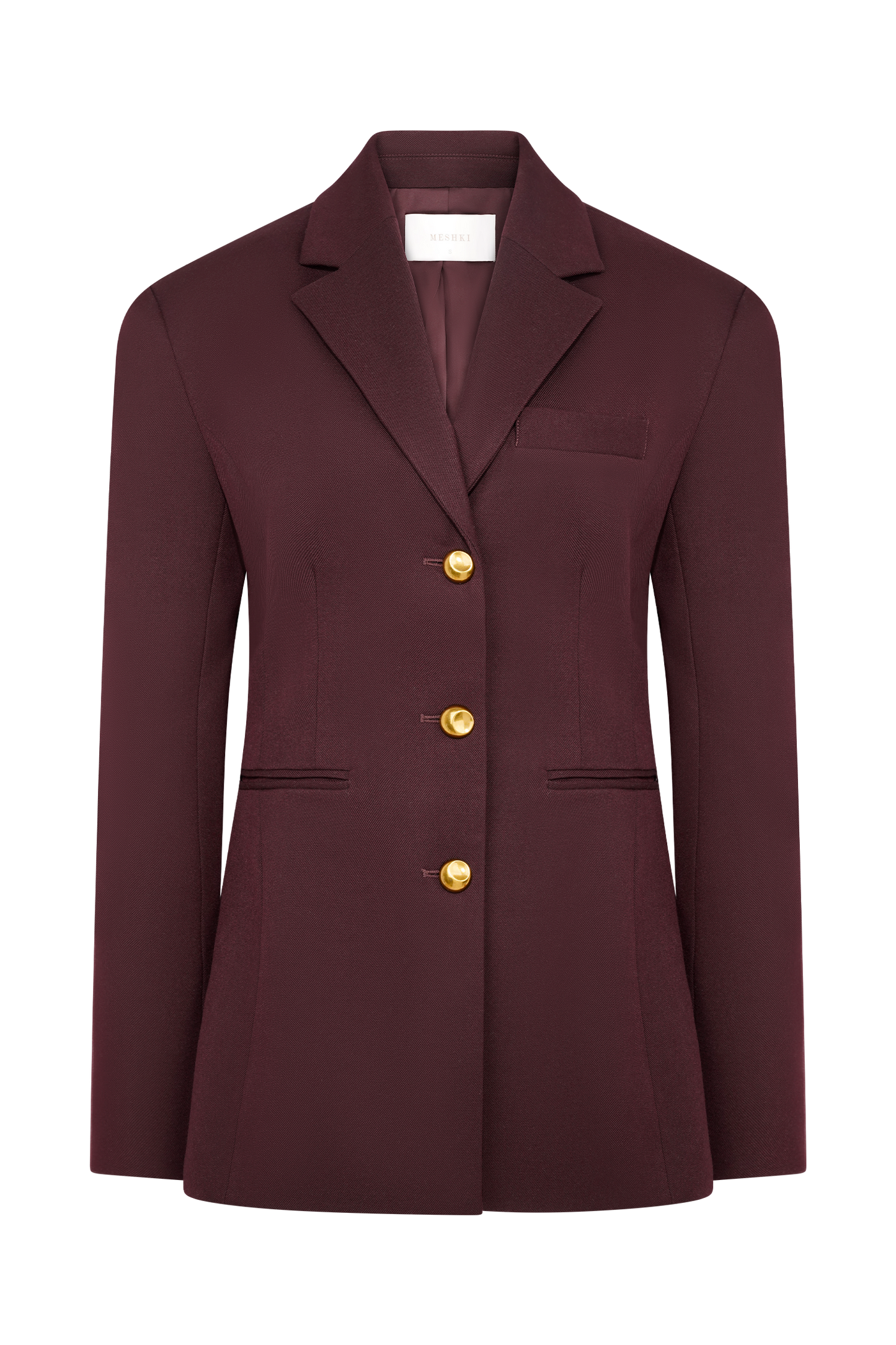 Blazer à taille ajustée Bellamy - Brun-rouge