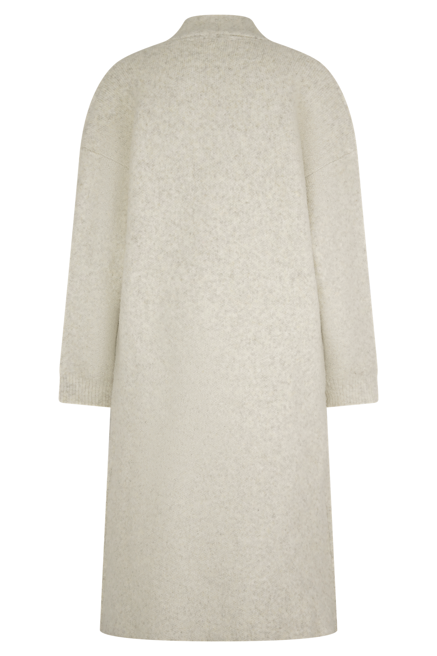 Cardigan Maxi Tricot Benson - Gris Crème