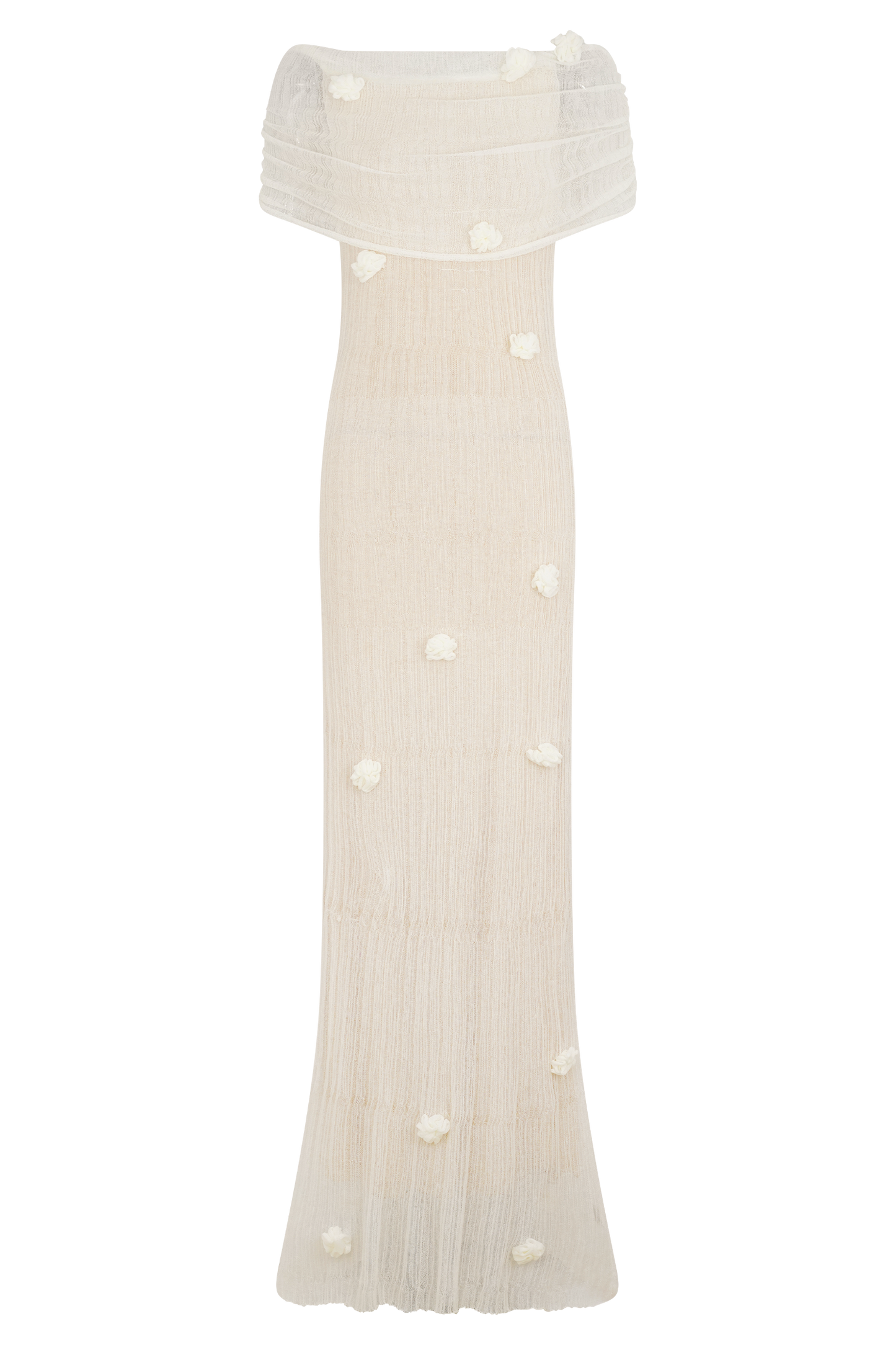 Robe Maxi Tricot Brynn Orchid - Ivoire