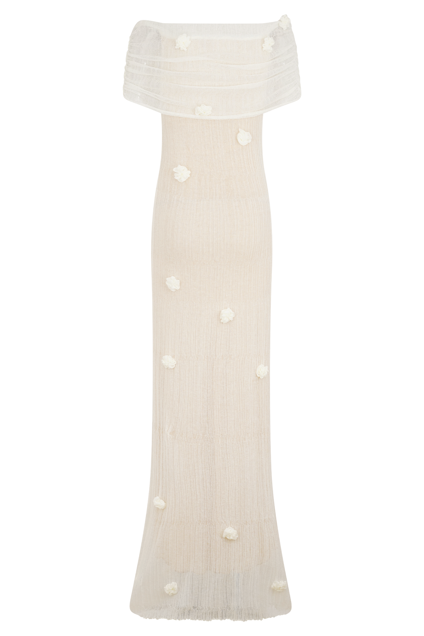 Robe Maxi Tricot Brynn Orchid - Ivoire