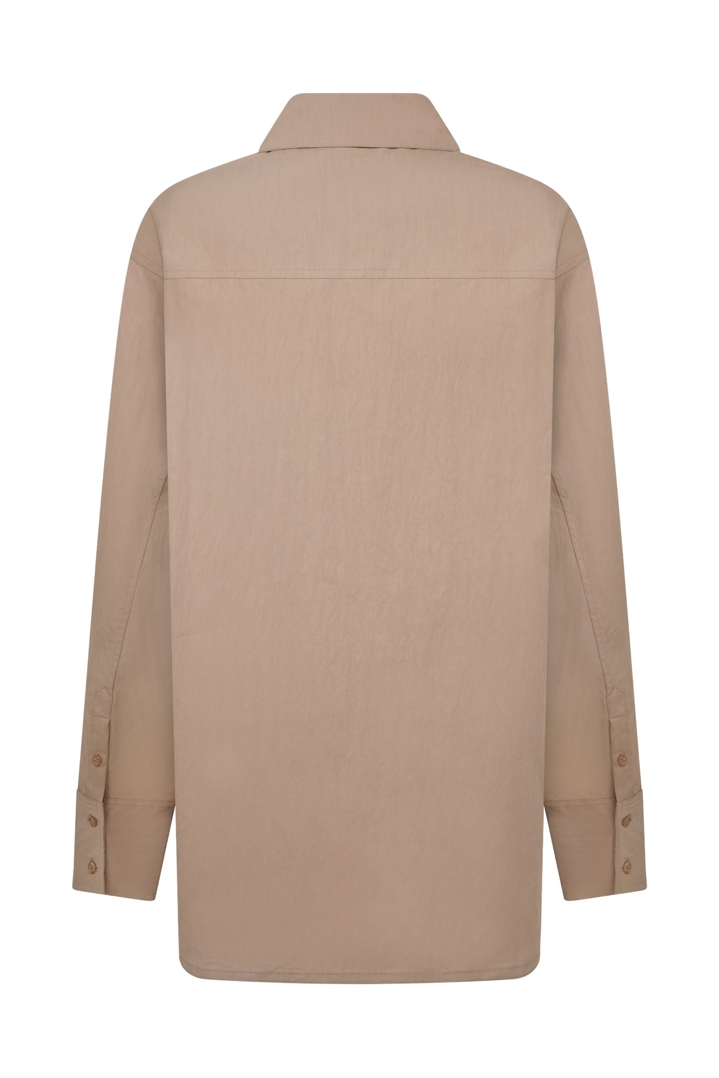 Chemise ample en coton Campbell - Sable