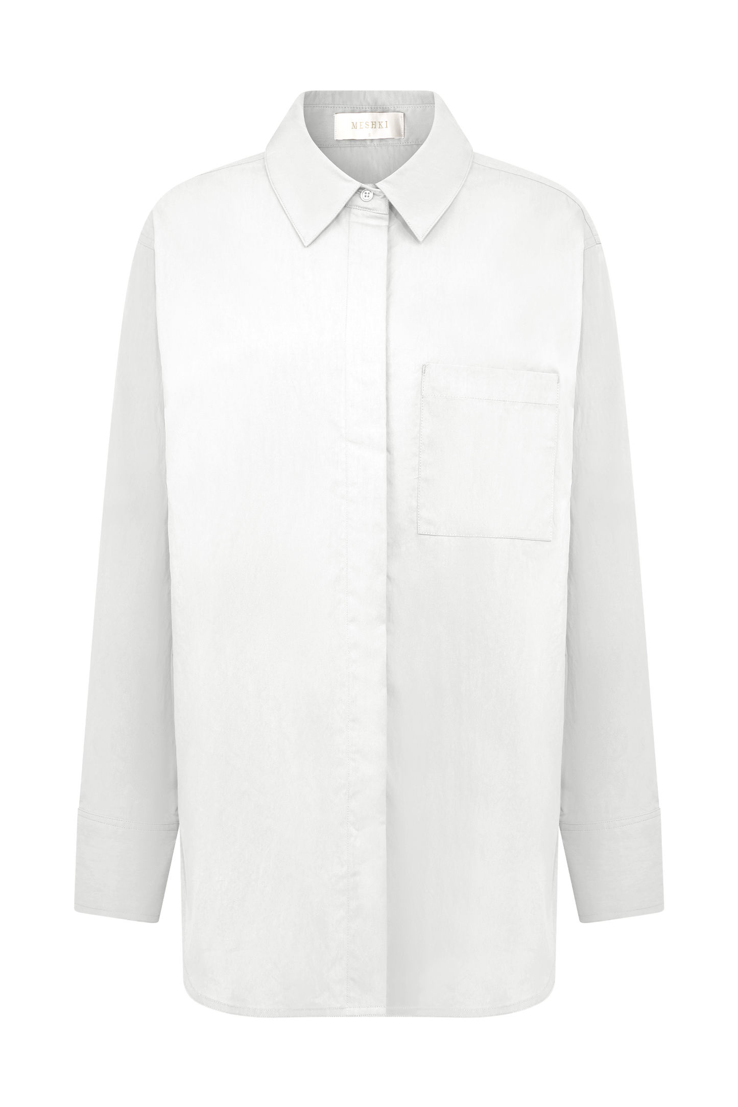 Chemise oversize en coton Campbell - Blanc