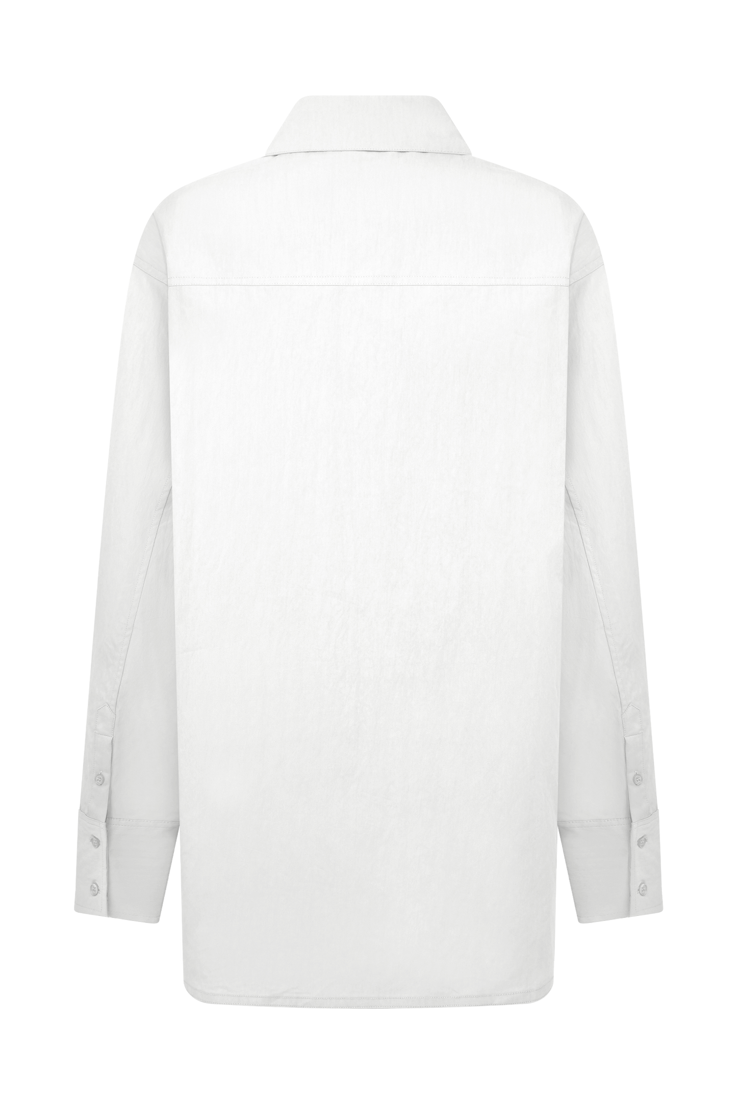 Chemise oversize en coton Campbell - Blanc