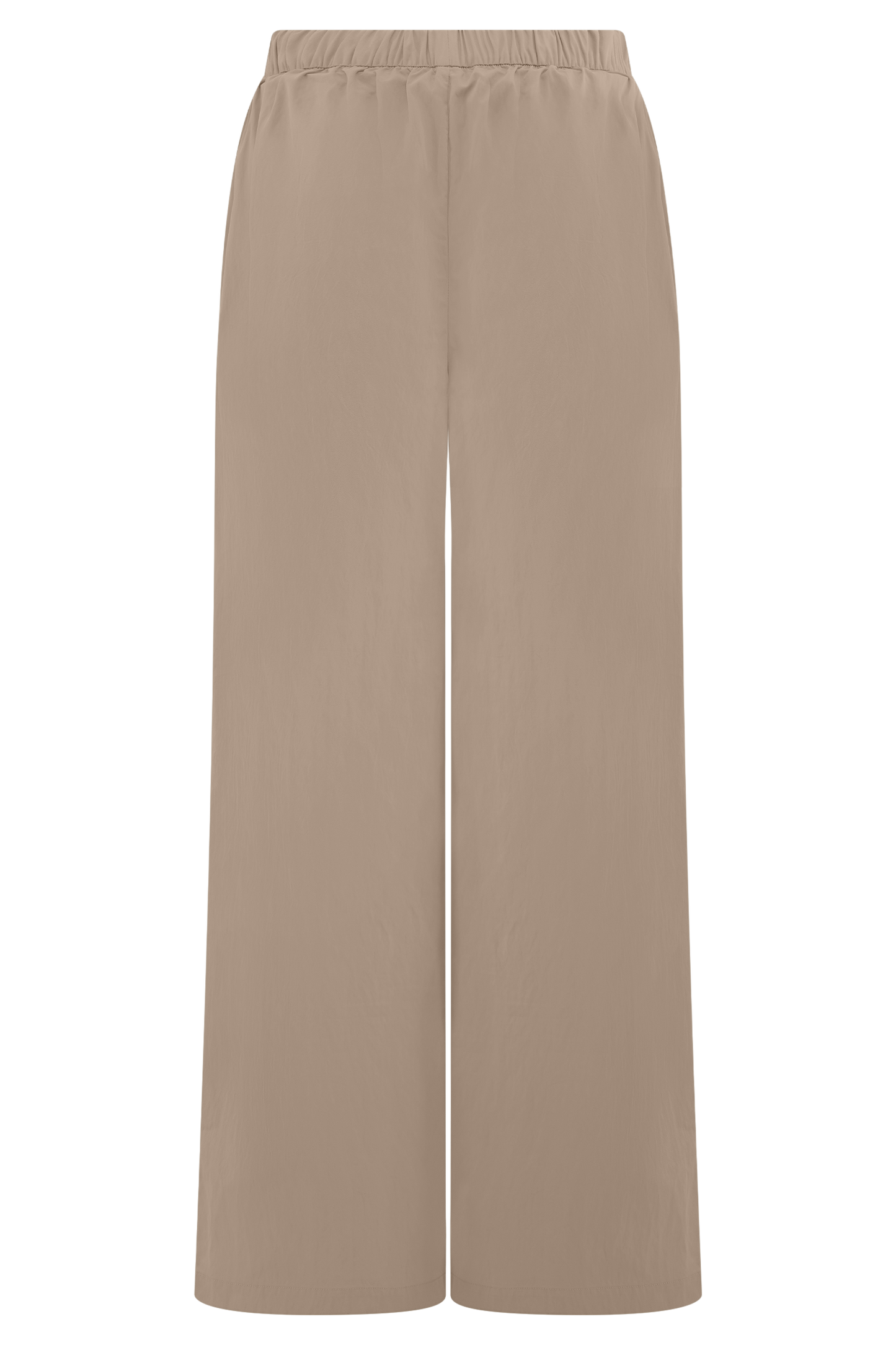 Pantalon large en coton Campbell - Sable