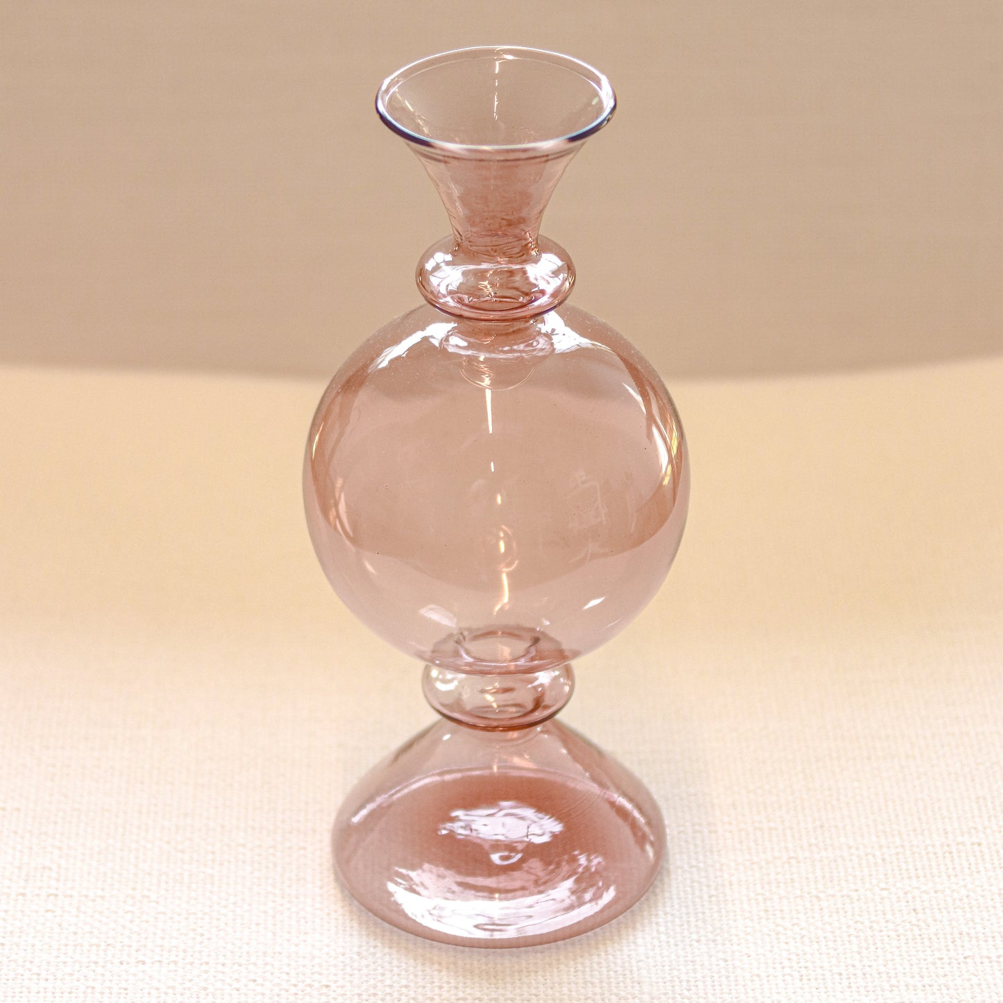 Vase boule de fleurs de cerisier rose (lot de 2)