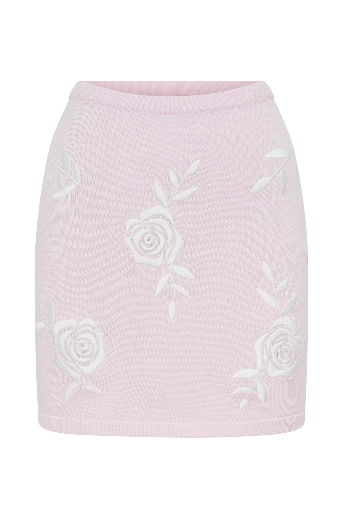 Jupe mini en tricot Tallulah Rose - Rose bonbon
