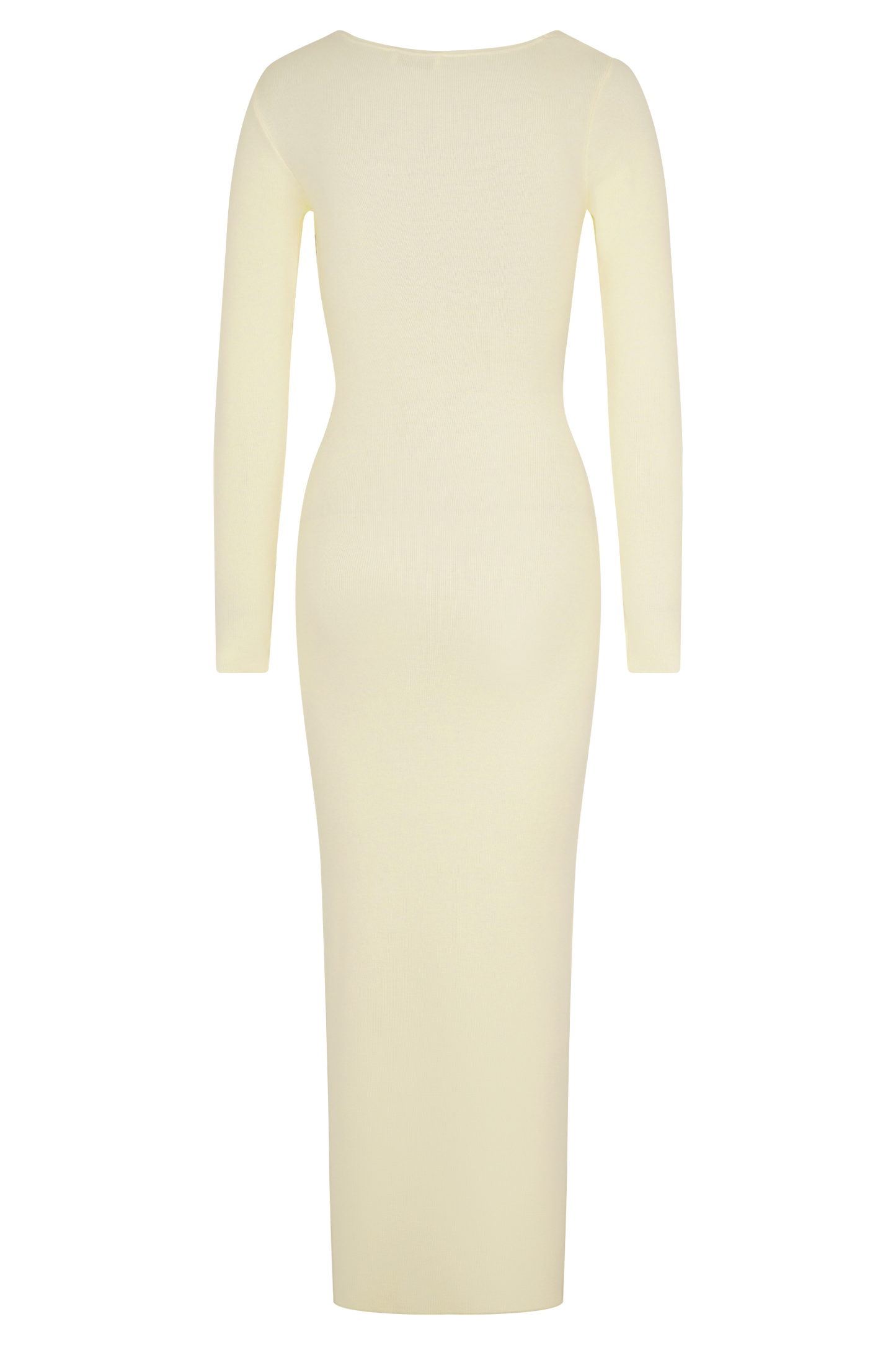 Robe mi-longue en jersey torsadé et drapé Culver - Crème