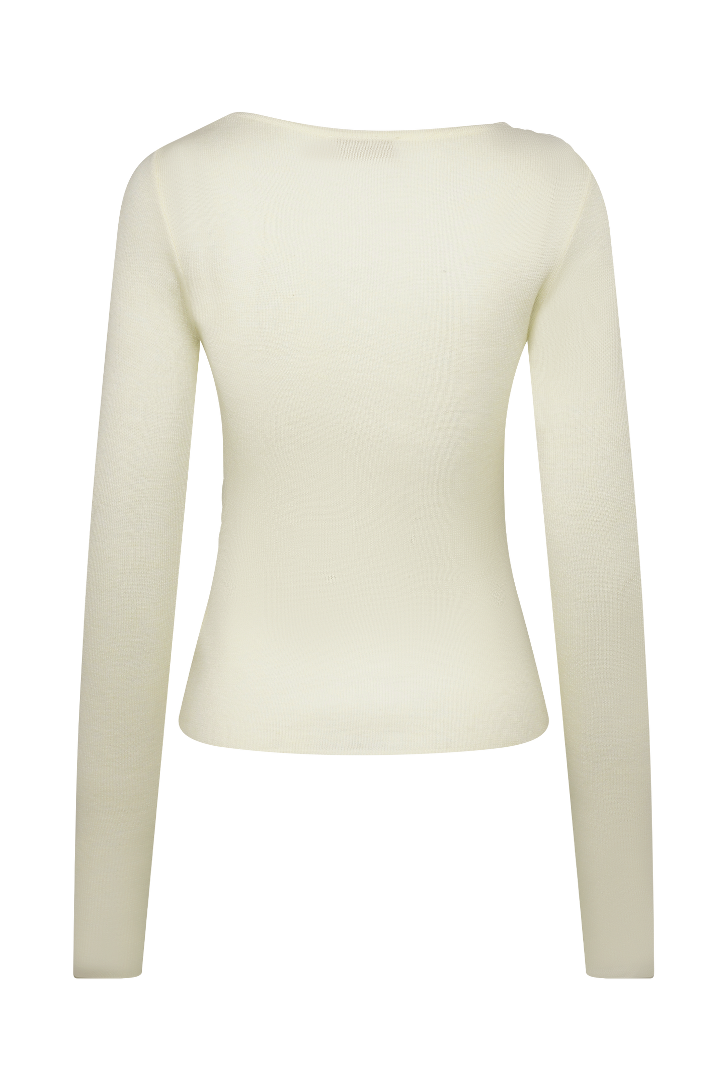Top en jersey torsadé et drapé Culver - Crème