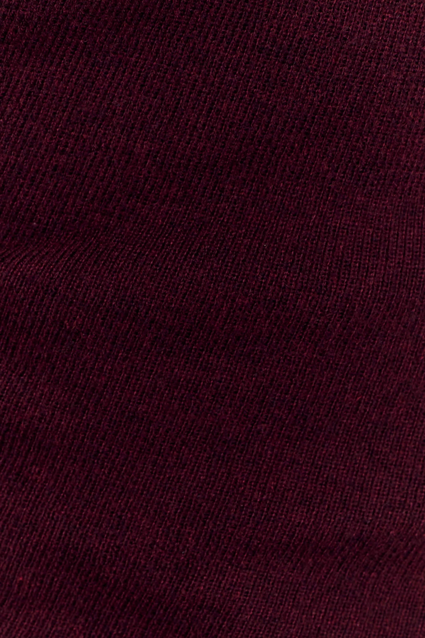 Top en tricot torsadé et drapé Culver - Vin rouge