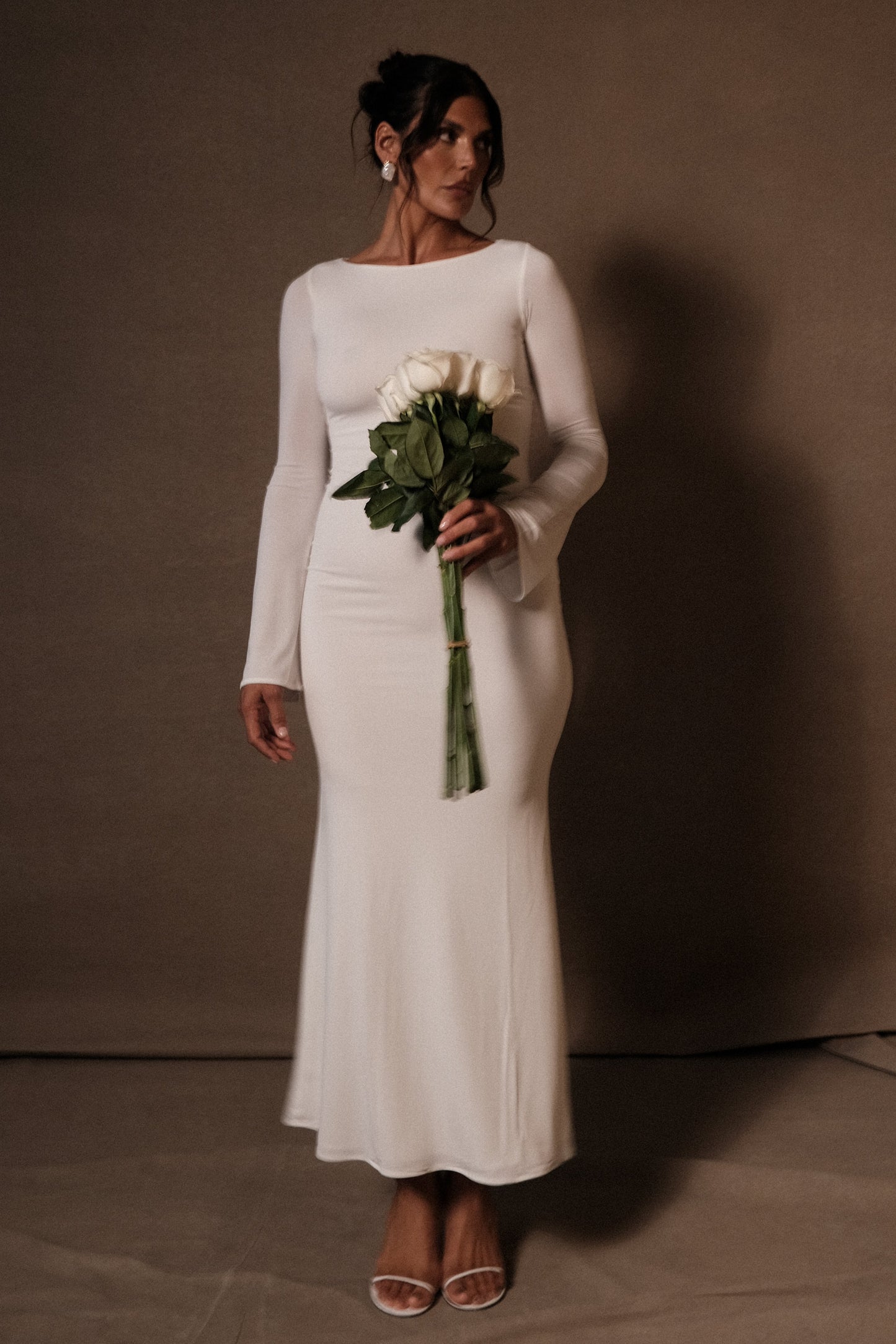 Robe Maxi Évasée Tarna - Ivoire