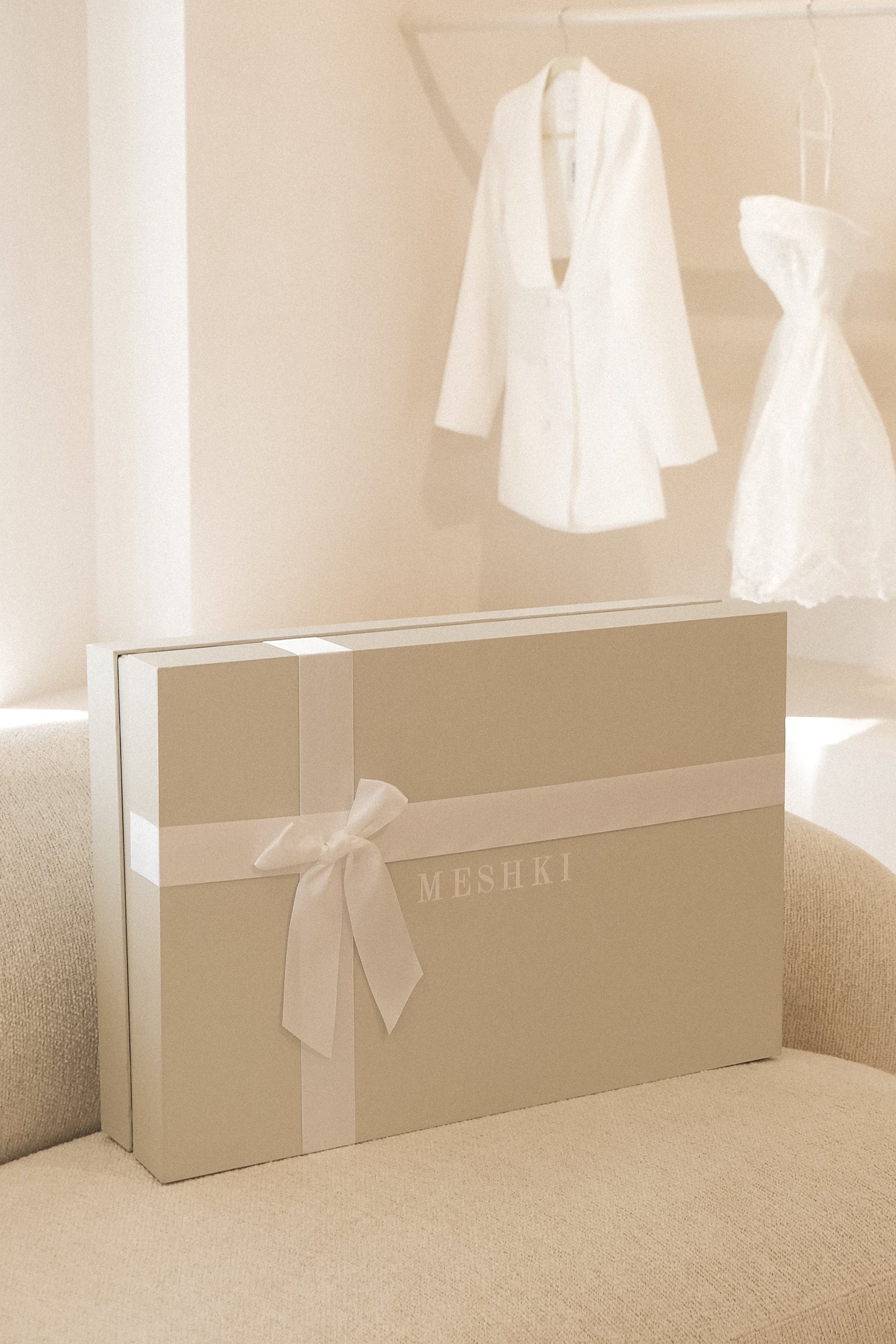 Jupe Maxi Satin Kelsey - Blanche