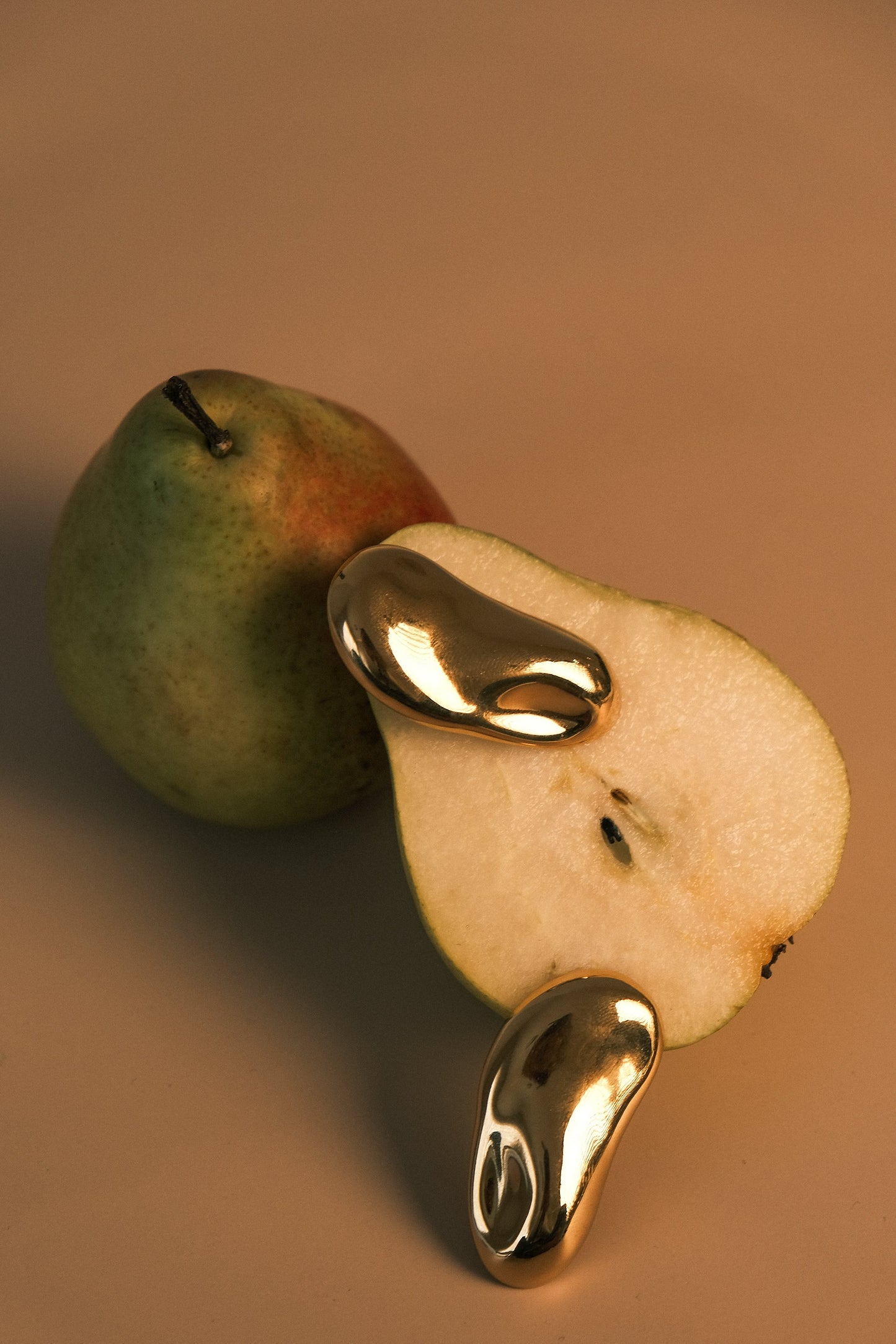 Boucles d'oreilles horizontales Alicia - Or