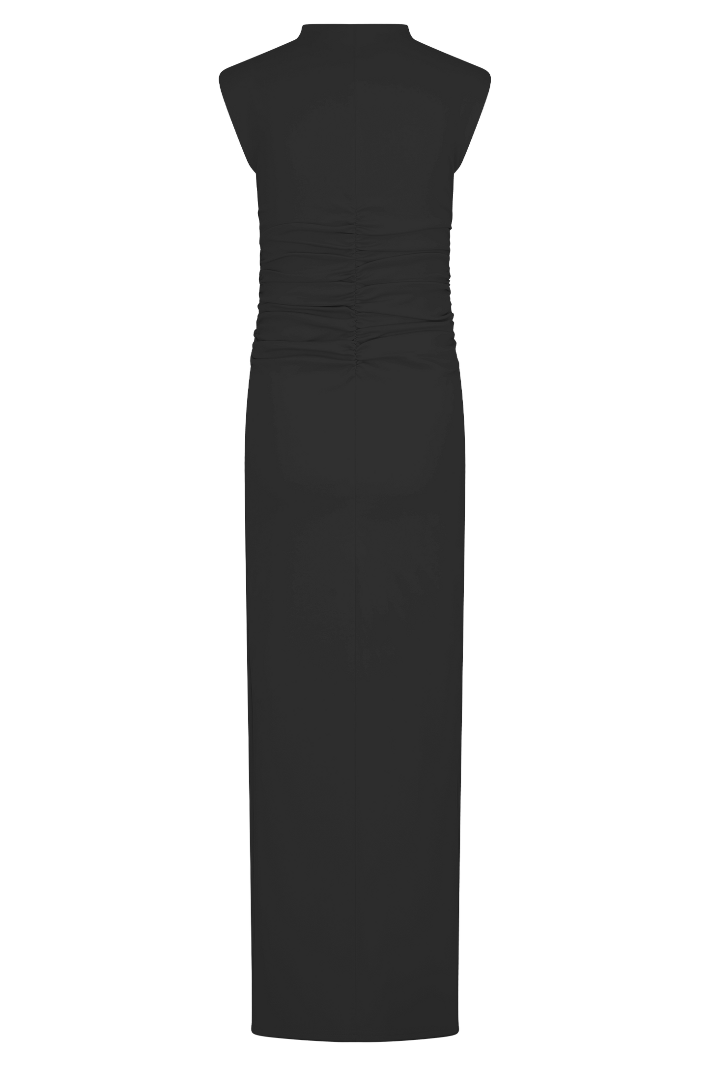 Robe Maxi Sans Manches à Col Haut Elliot - Noir