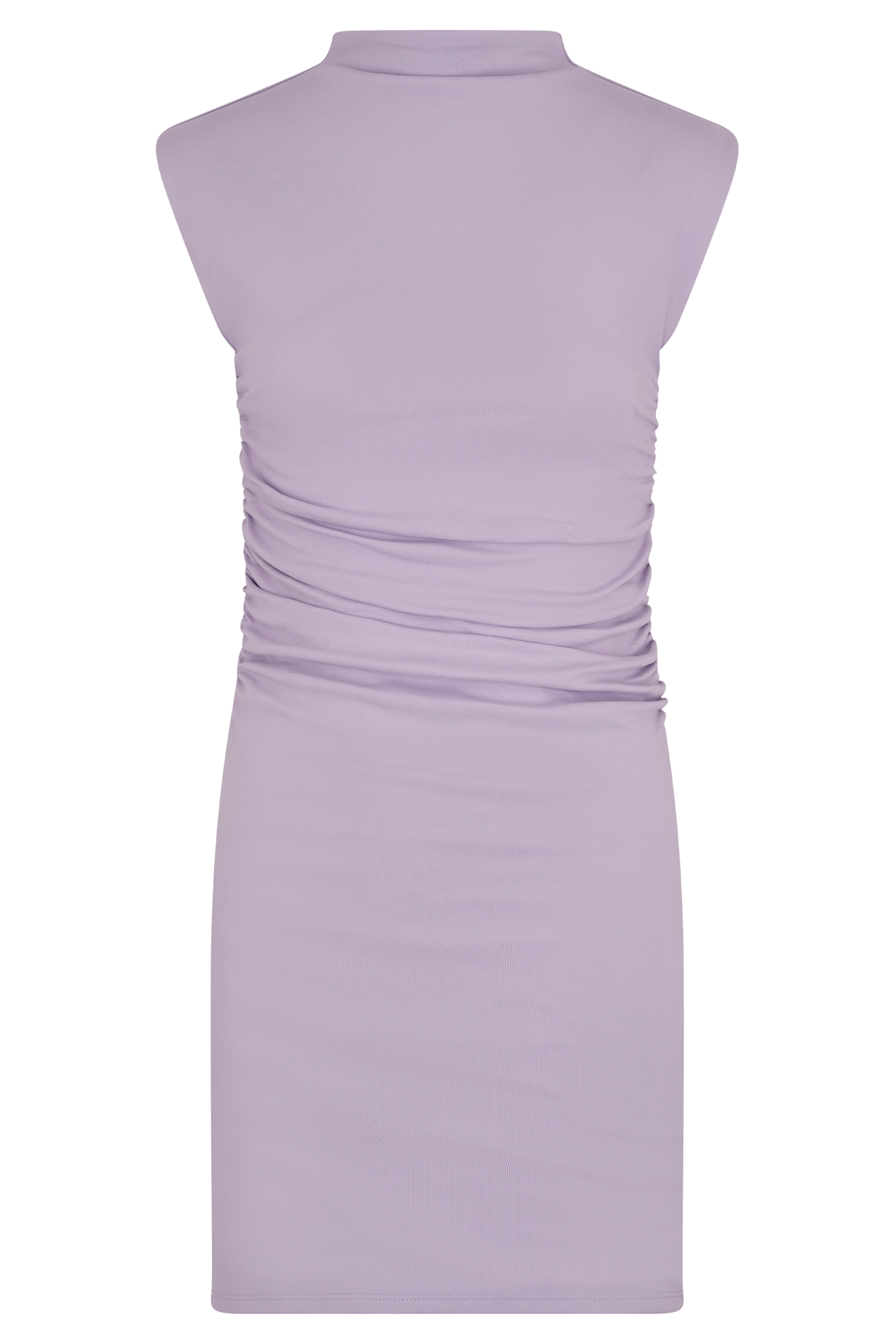 Robe mini sans manches à col montant Elliot - Lilas