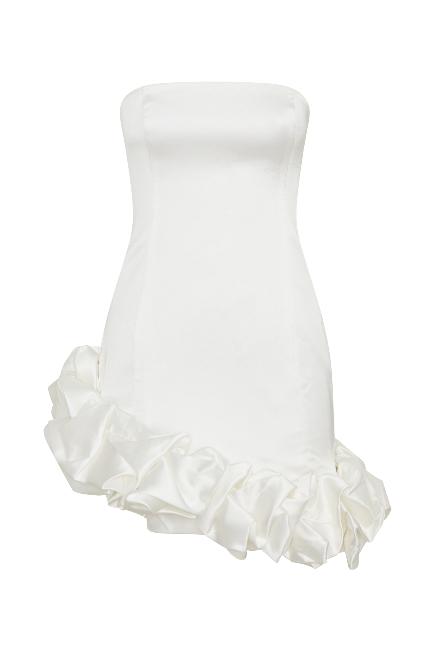 Mini-robe Alba à bulles - Blanche