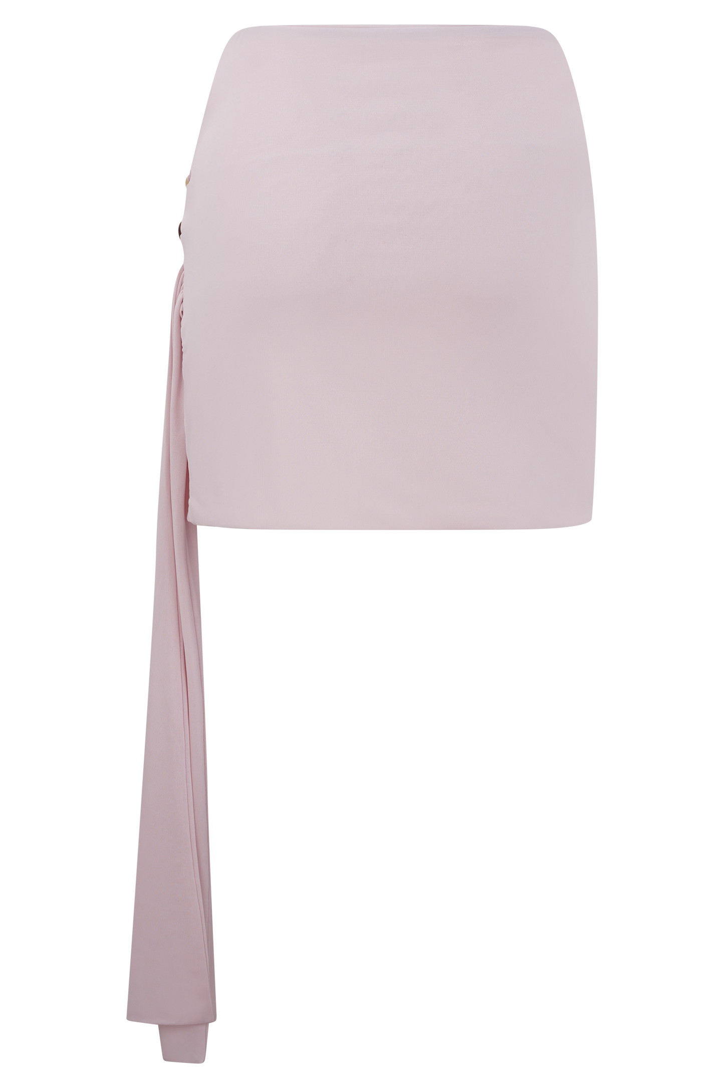 Jupe mini perlée et fluide Alicent - Rose pâle