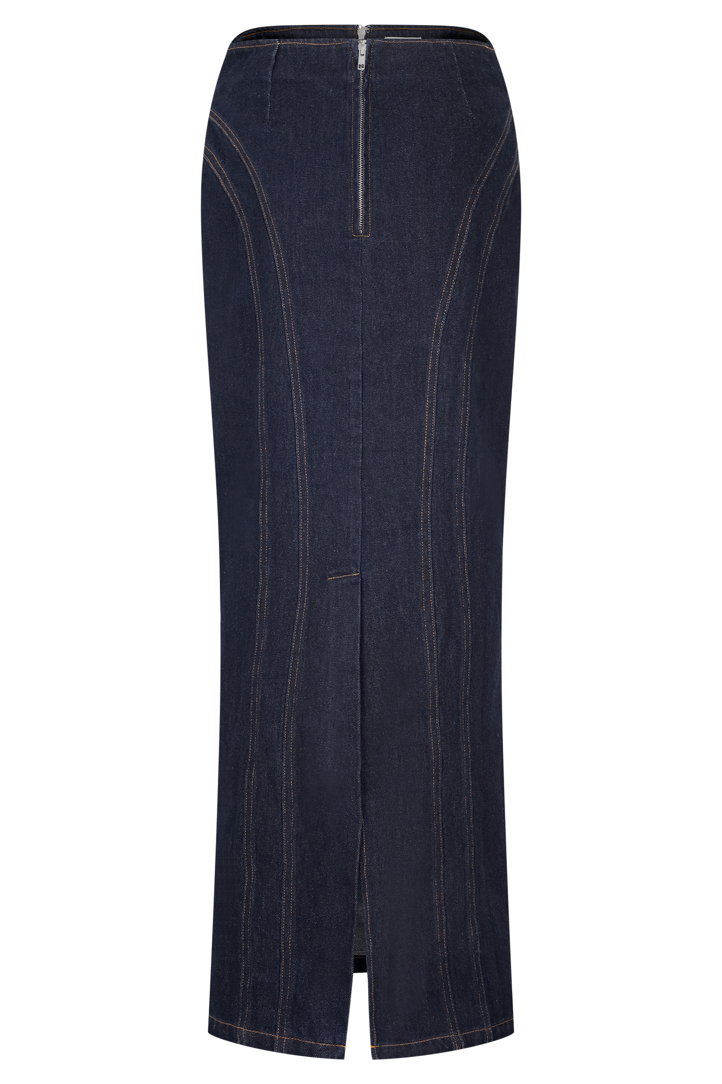 Jupe Maxi en Denim Alma - Bleu Indigo