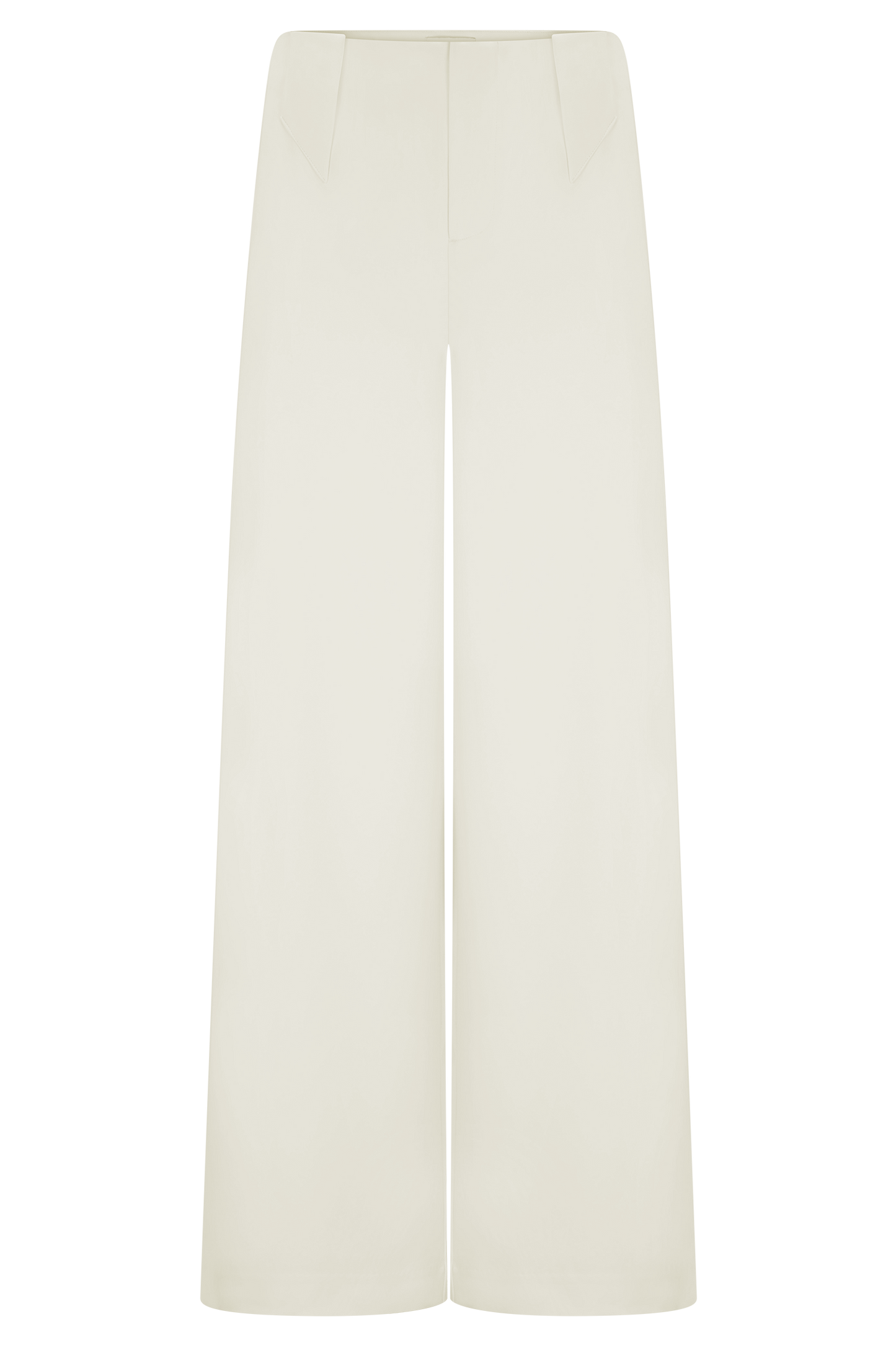 Pantalon tailleur à jambes larges Arlo - Ivoire
